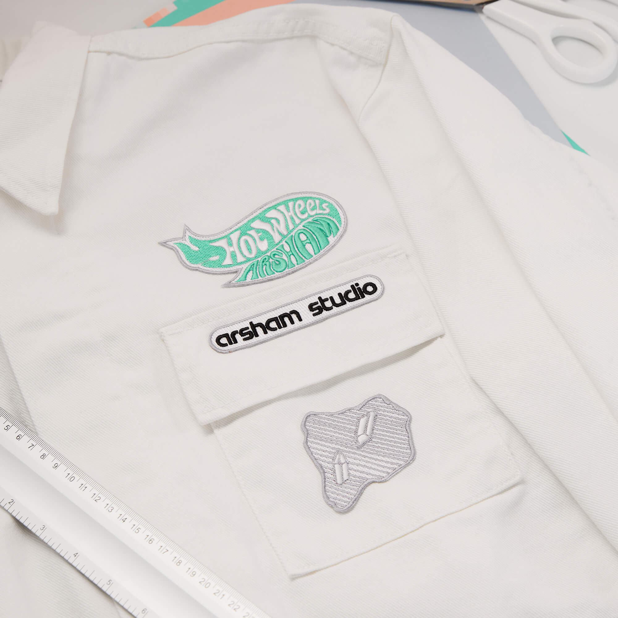 Hot Wheels x Daniel Arsham Patches & Sticker Set