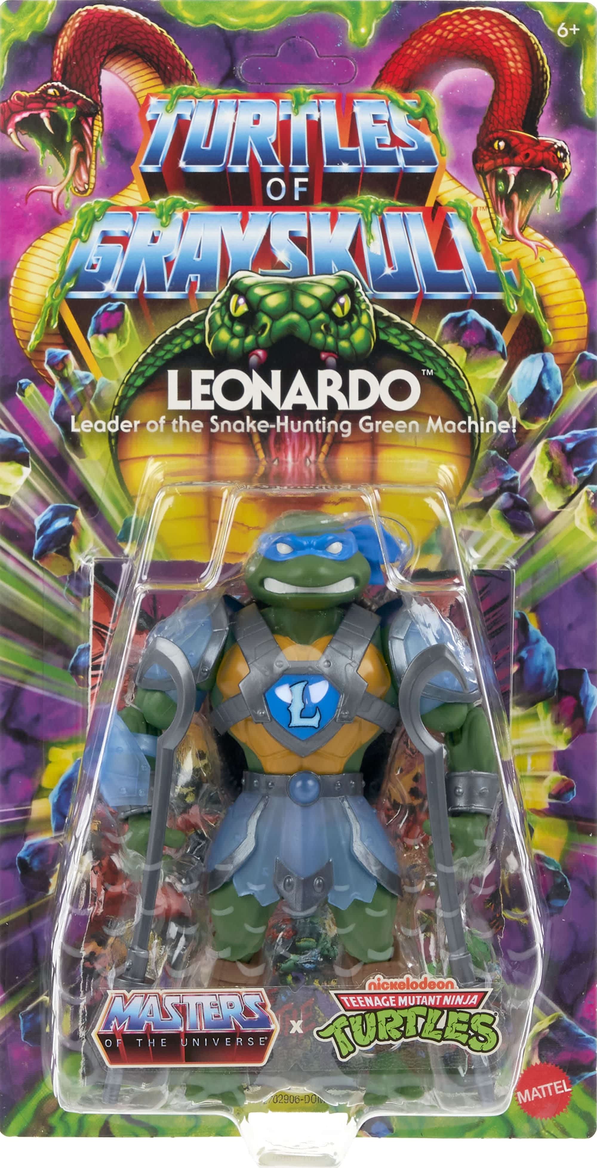 Turtles of Grayskull Leonardo Action Figure