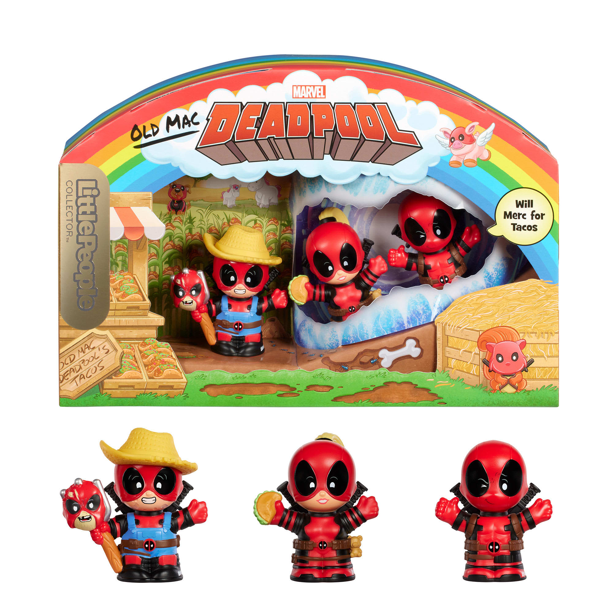 Little People Collector Deadpool Set