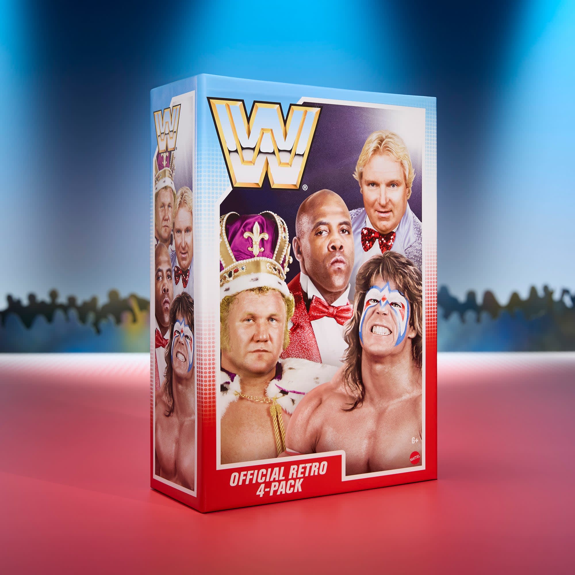 WWE Official Retro 4-Pack Action Figures