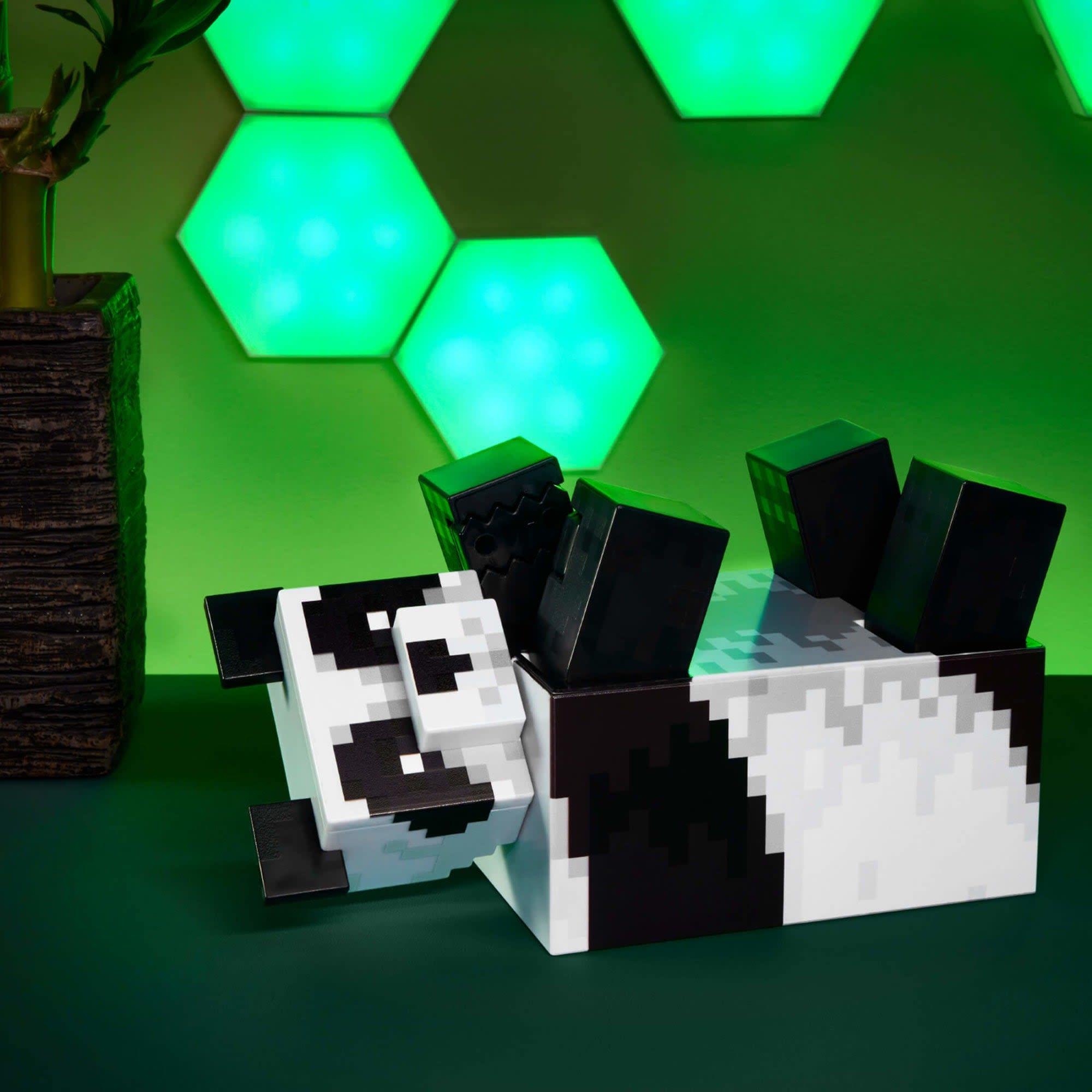 Minecraft Diamond Level Panda Figure