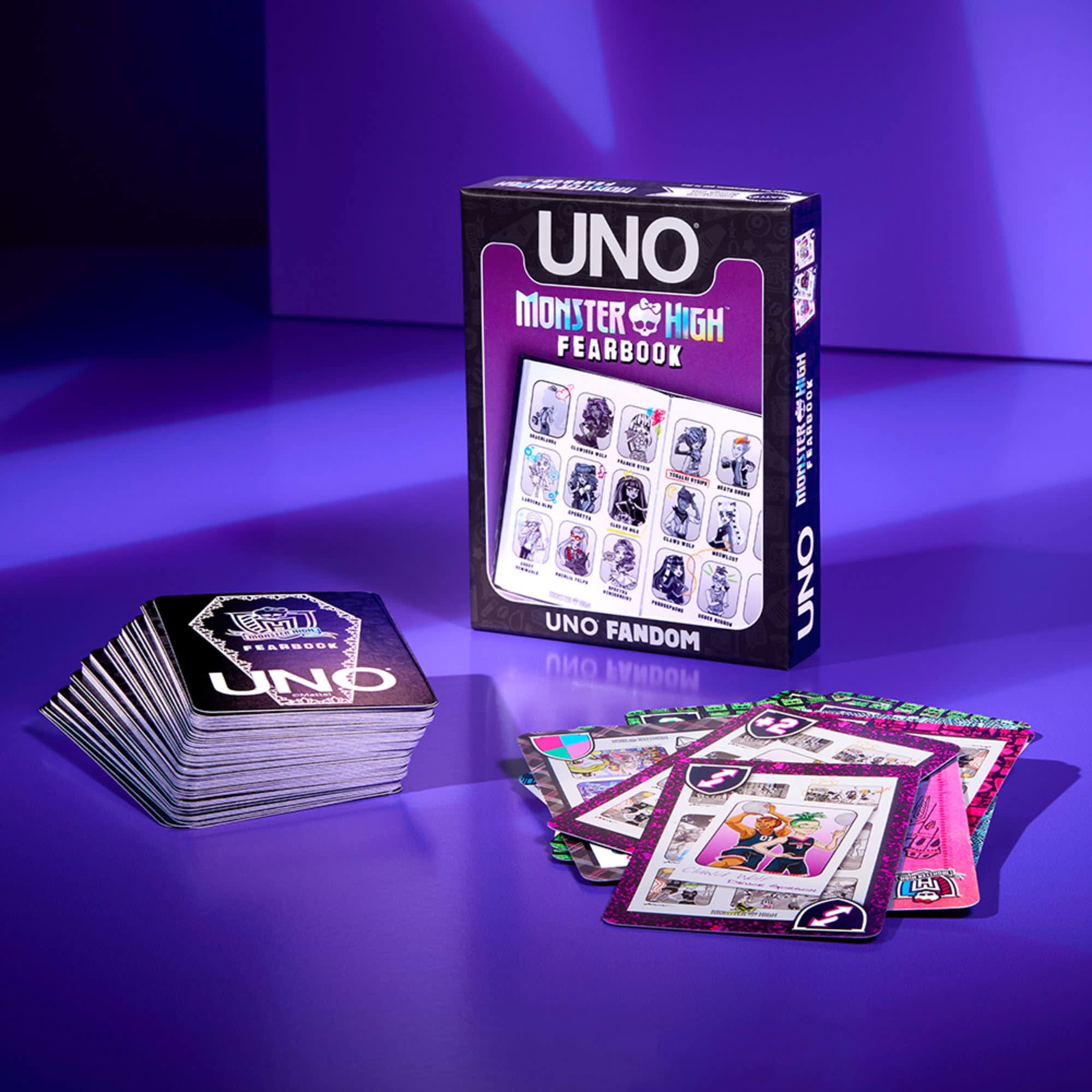 UNO Fandom Monster High Angstbuch Deck