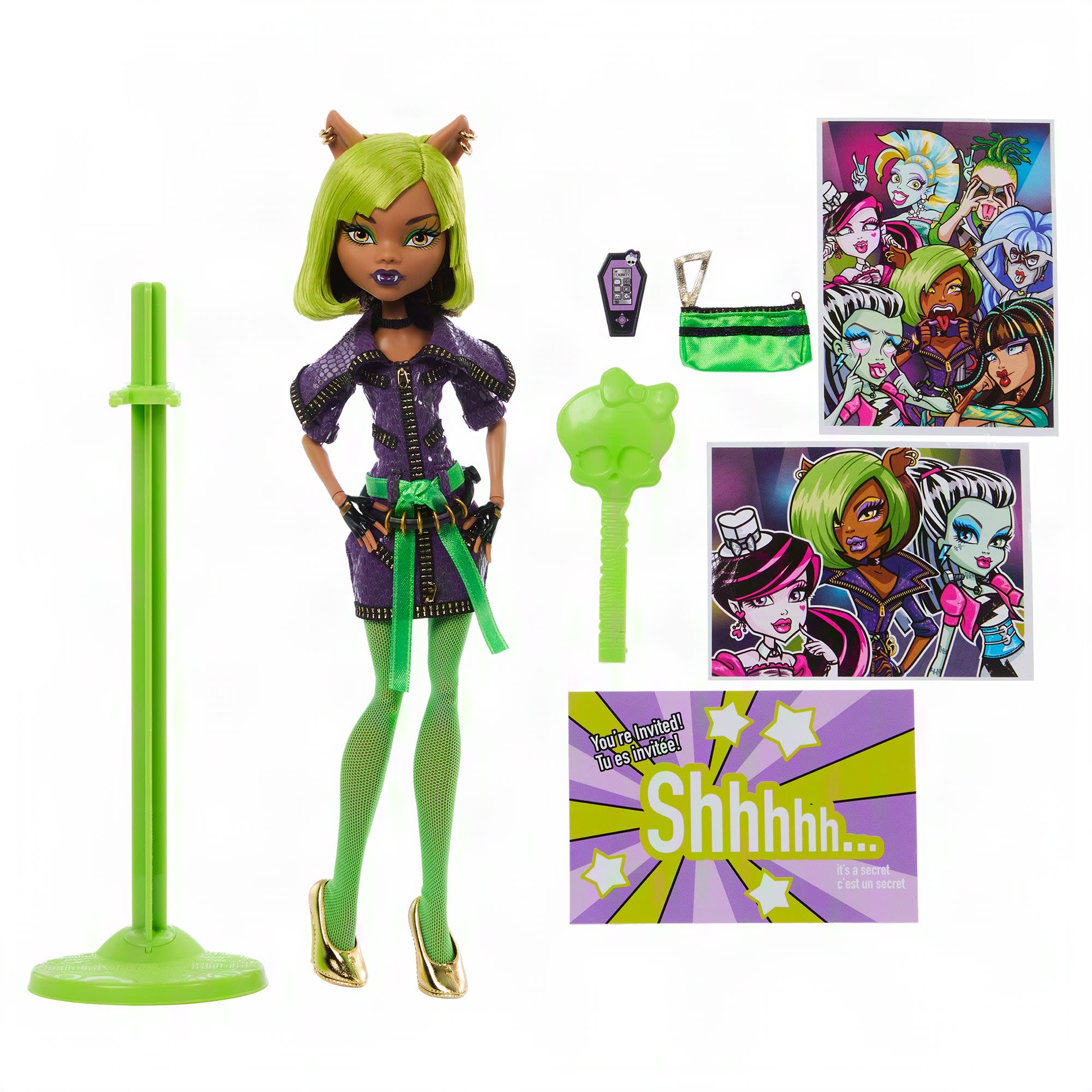 Monster High Dawn of the Dance Clawdeen Wolf Reproduction Doll