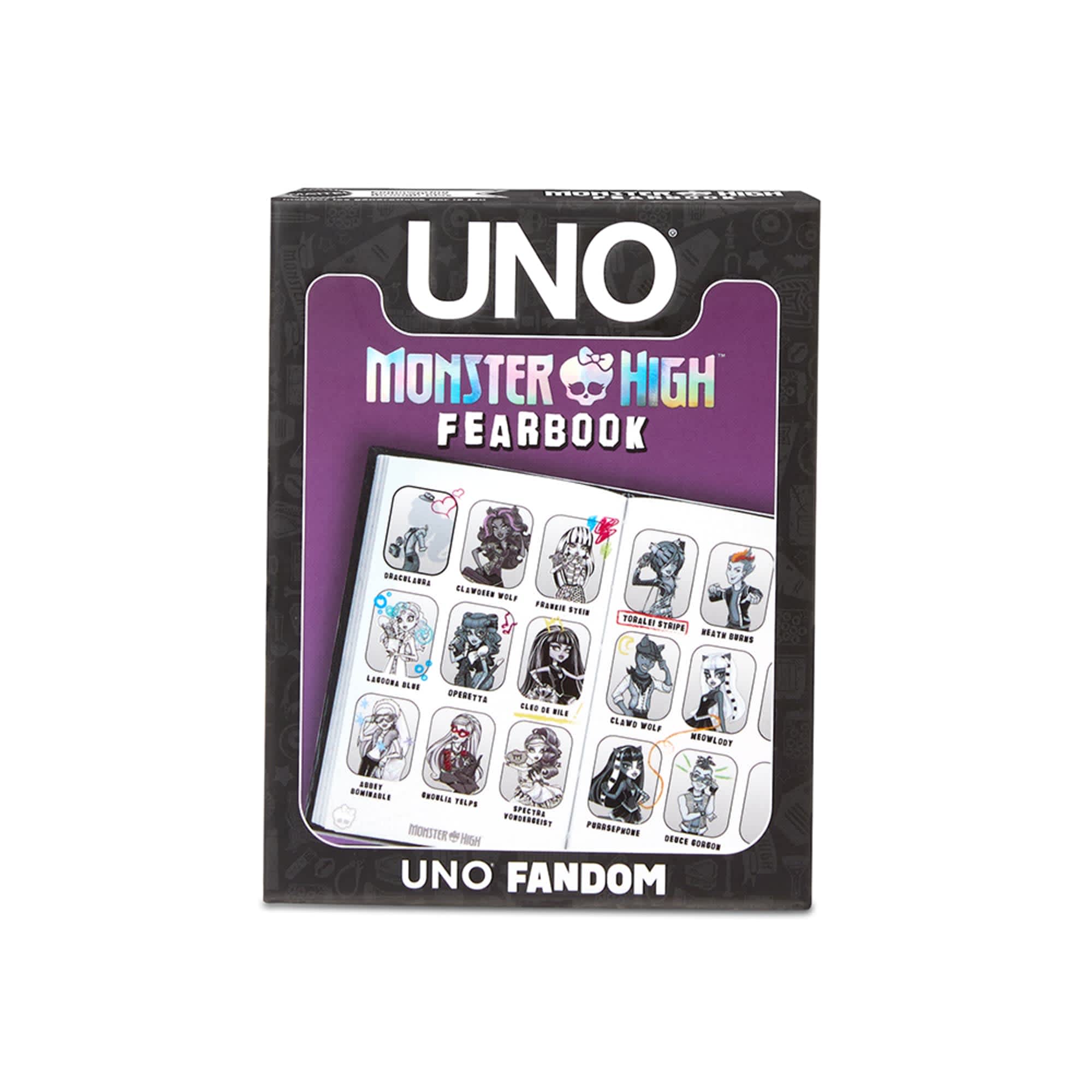 UNO Fandom Monster High Angstbuch Deck