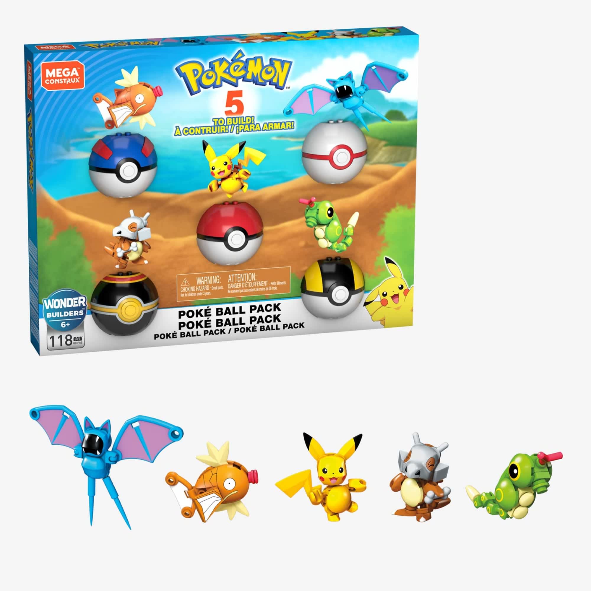 MEGA Construx Pokemon Poke Ball Bundle