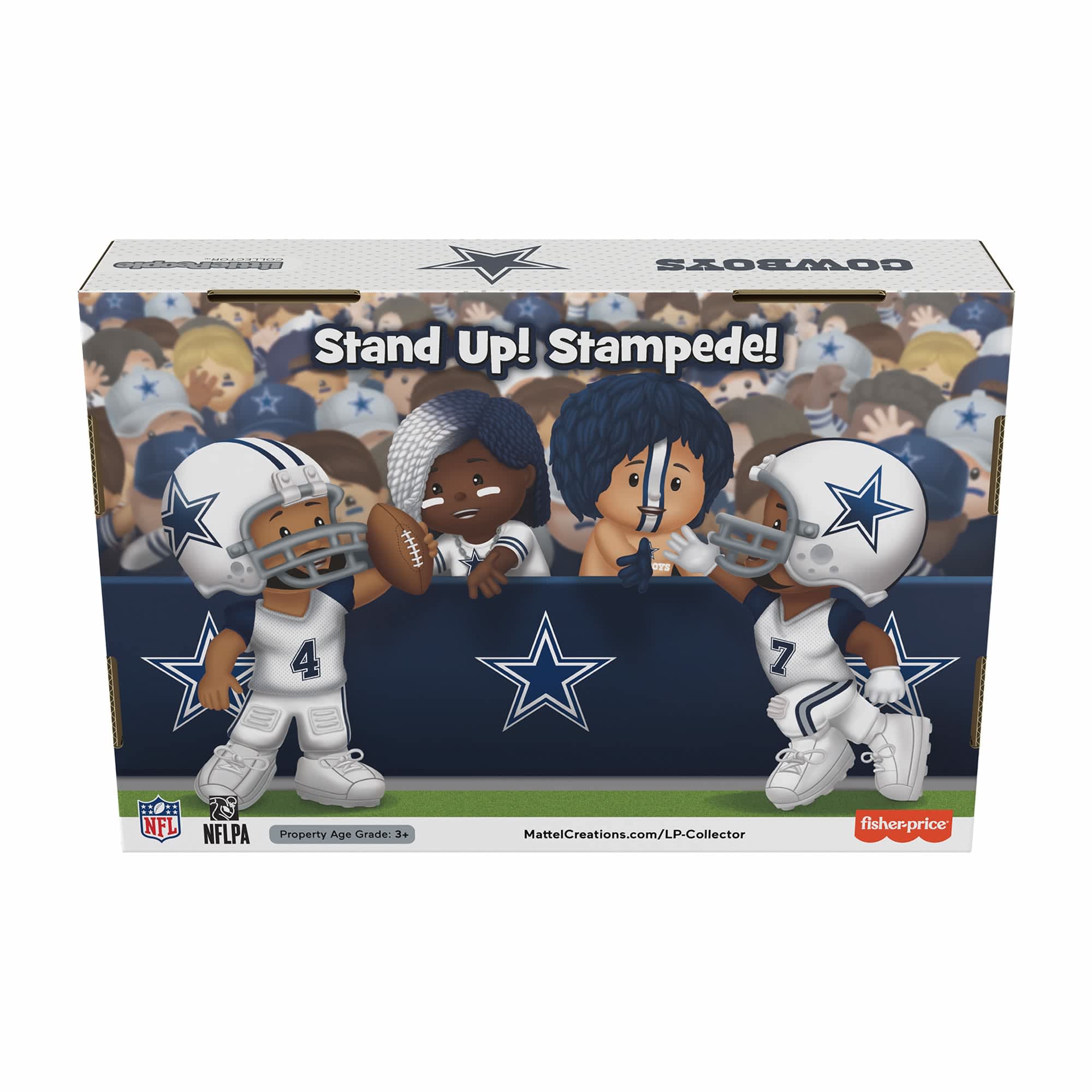 Little People Collector Dallas Cowboys Alternate Jersey Figure Set