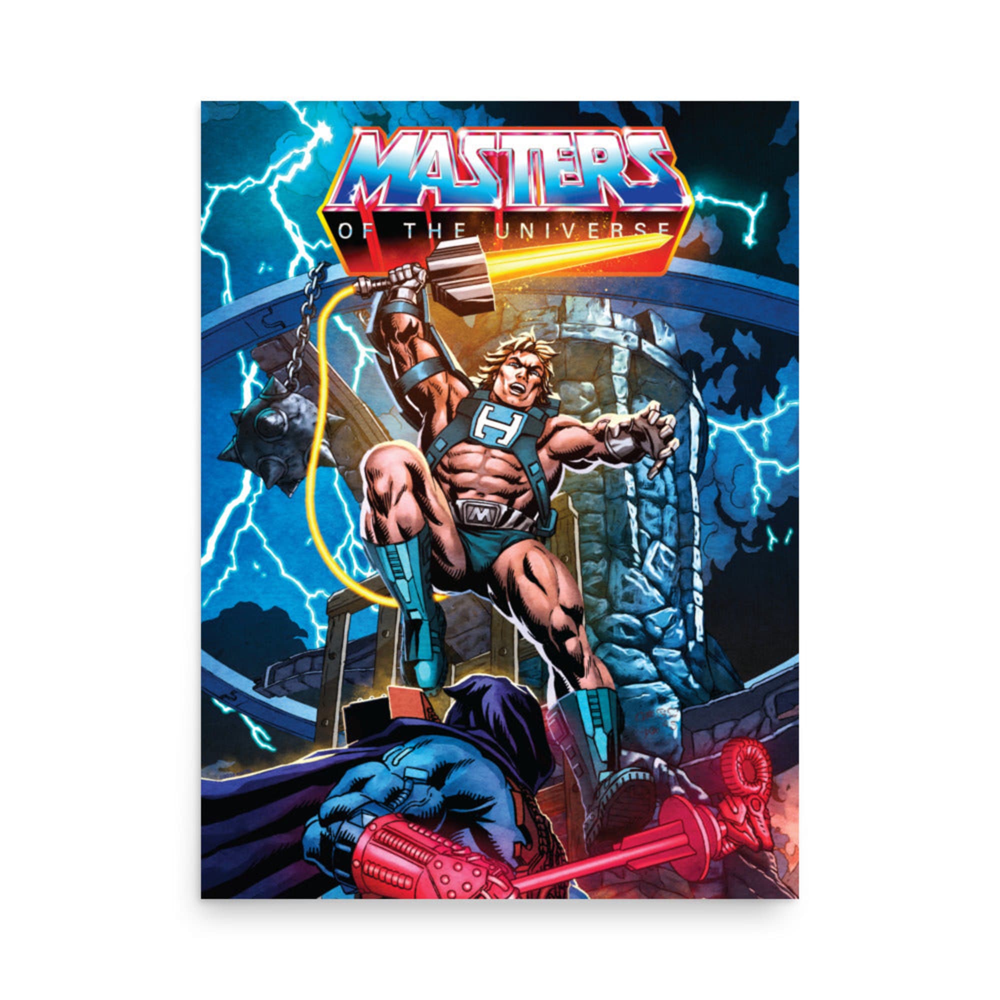 Masters of the Universe Laser Power He-Man Multi Poster | Mattel Creations