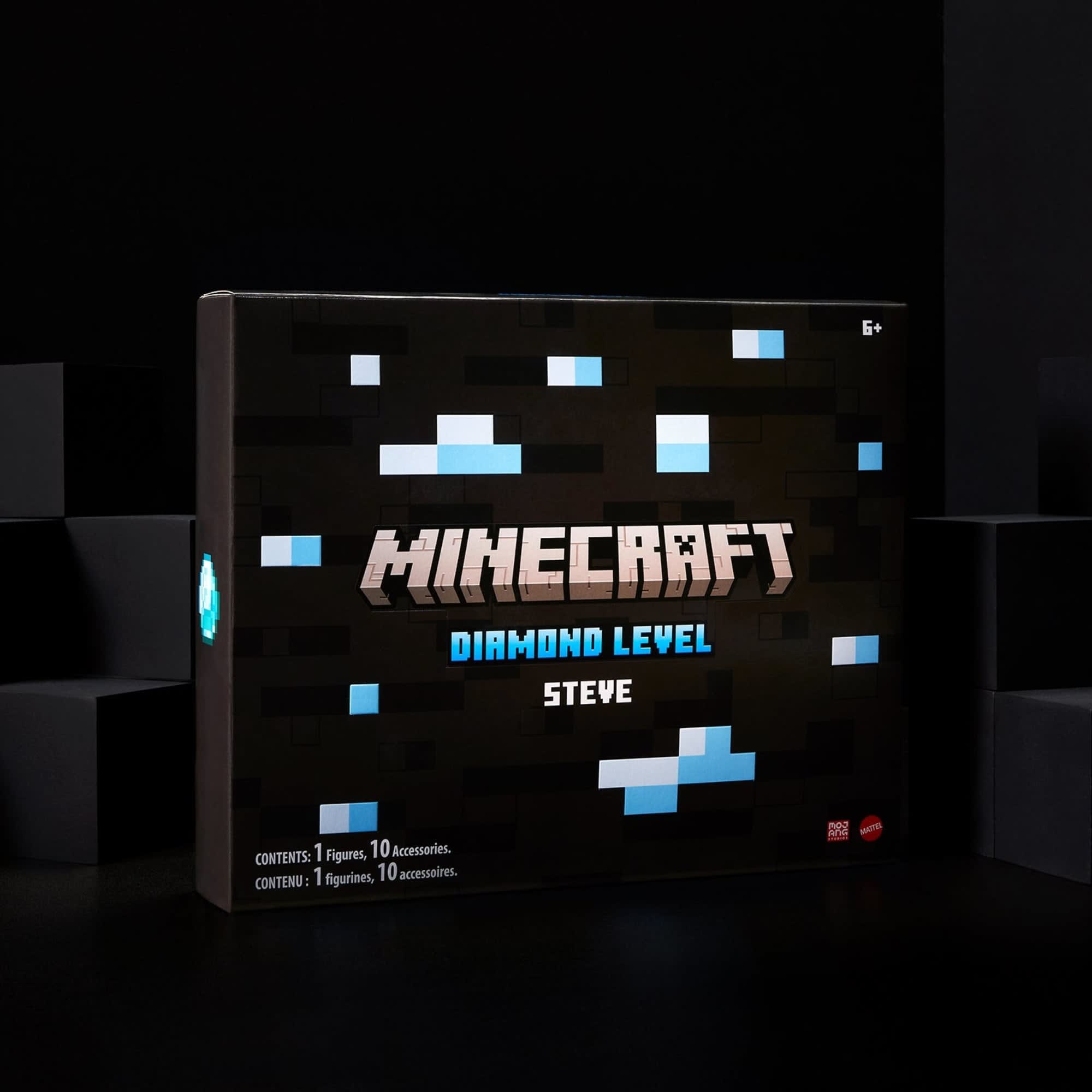 Minecraft Diamond Level Steve Collector Action Figure