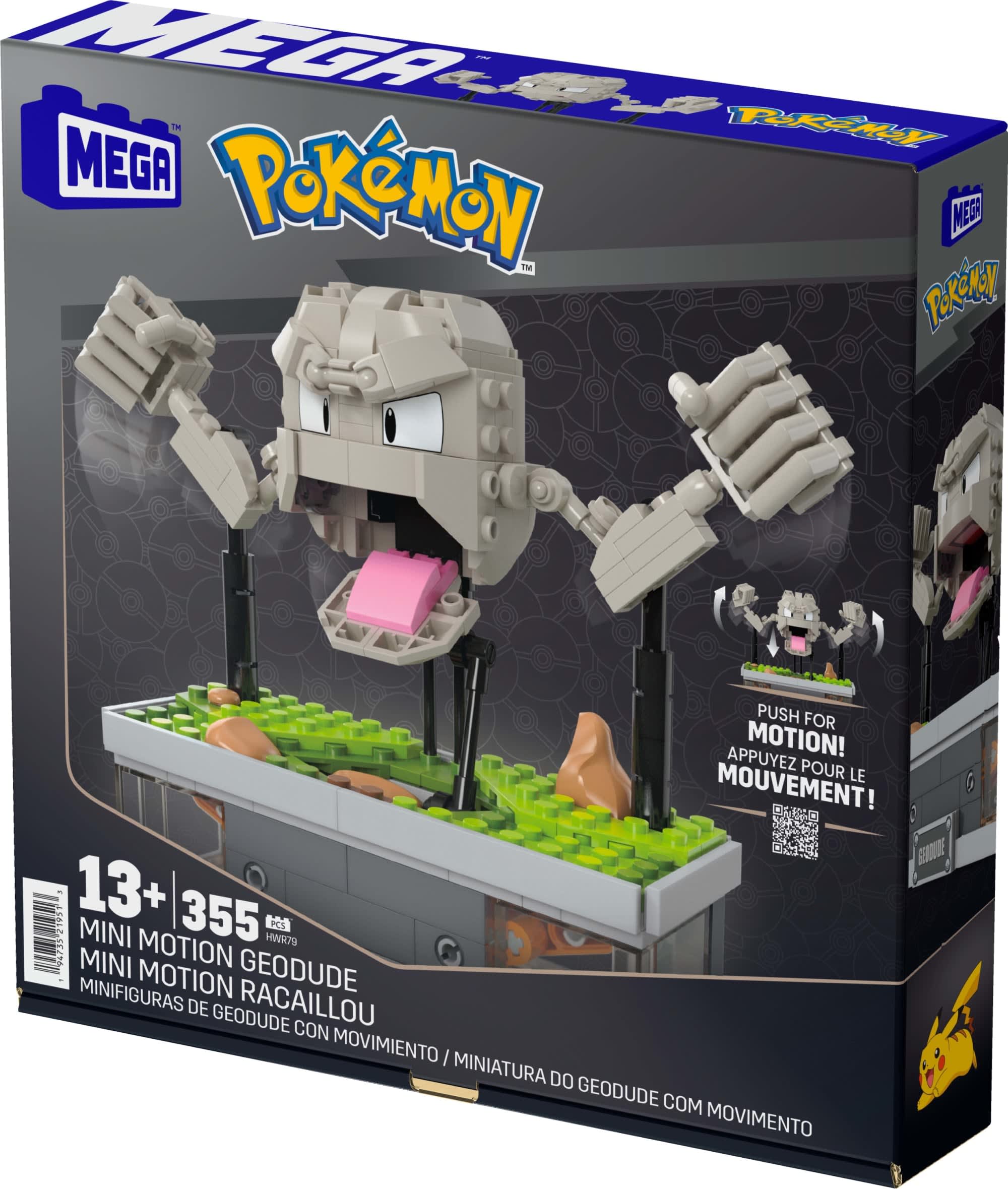 MEGA Pokémon Mini Motion Geodude Building Set