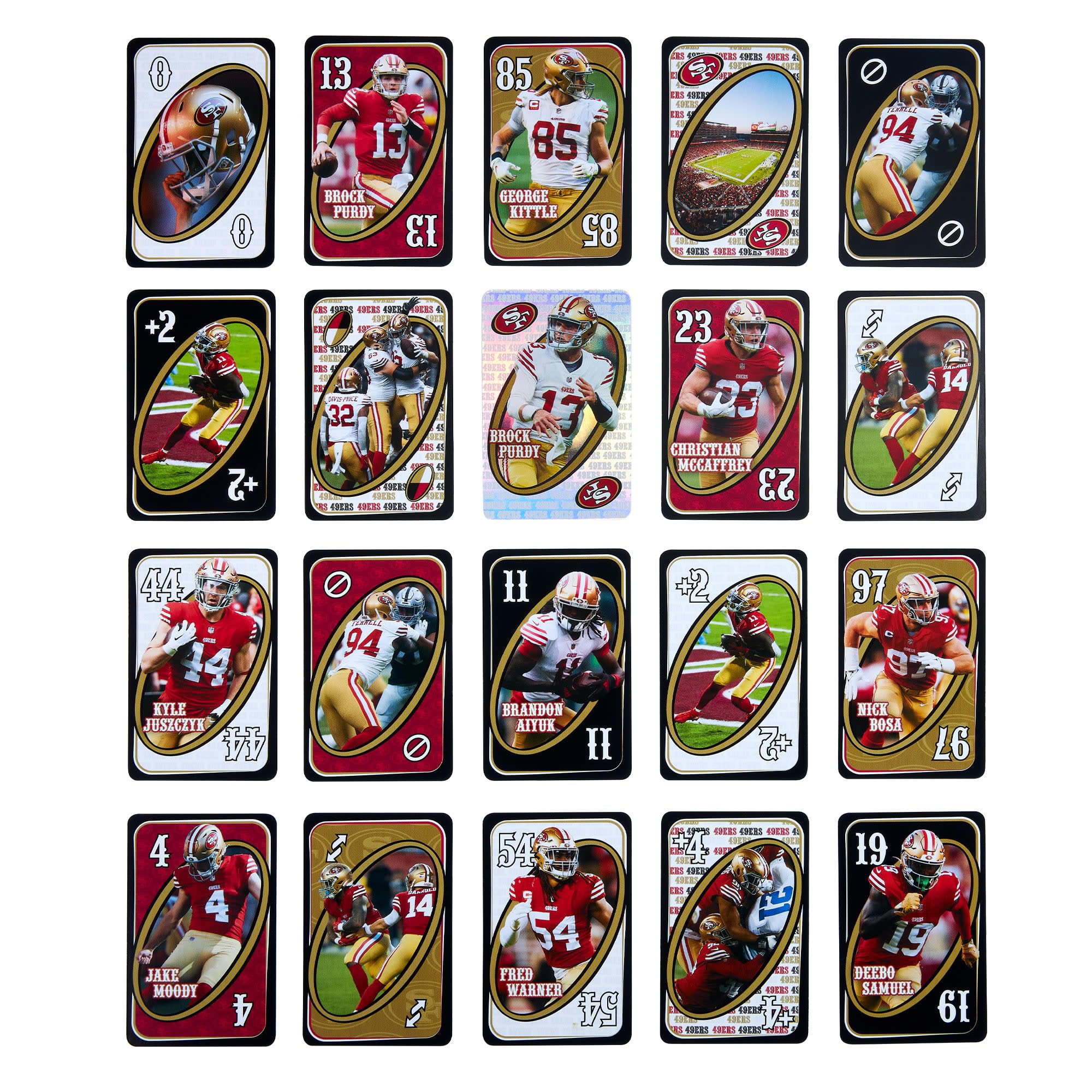 UNO Fandom NFL San Francisco 49ers Game Deck