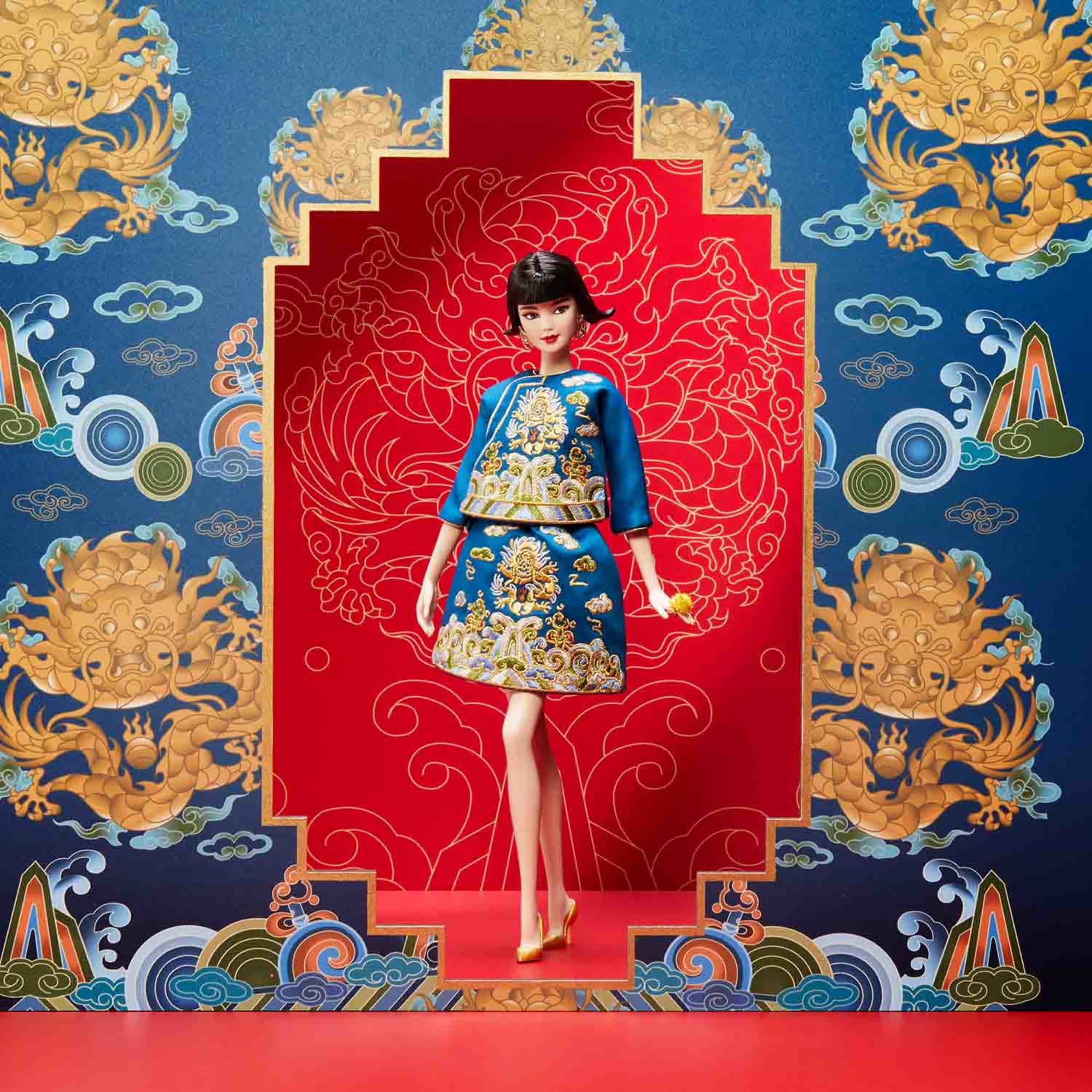 2023 Barbie Lunar New Year Doll Designed by Guo Pei