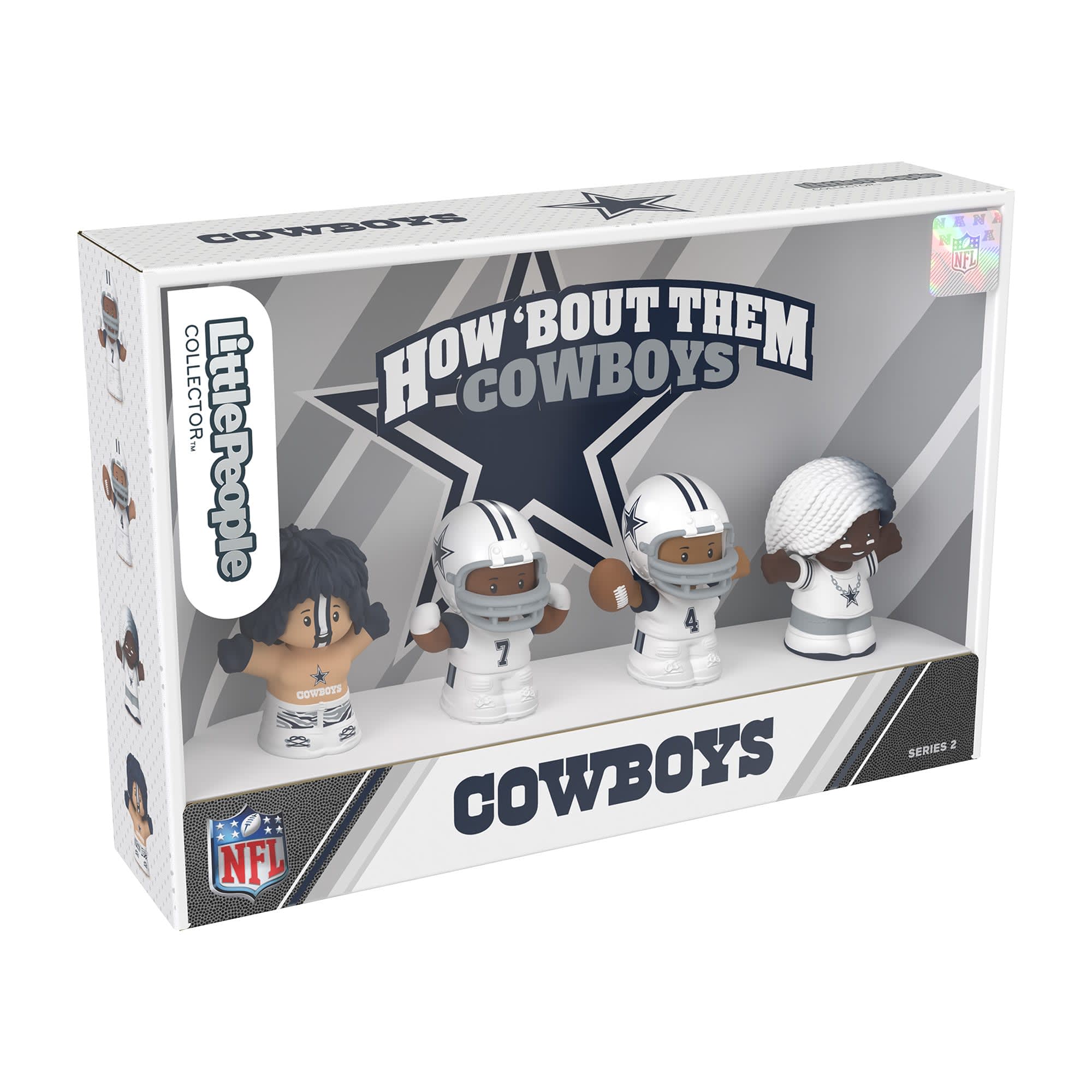 Little People Collector Dallas Cowboys Alternate Jersey Figure Set