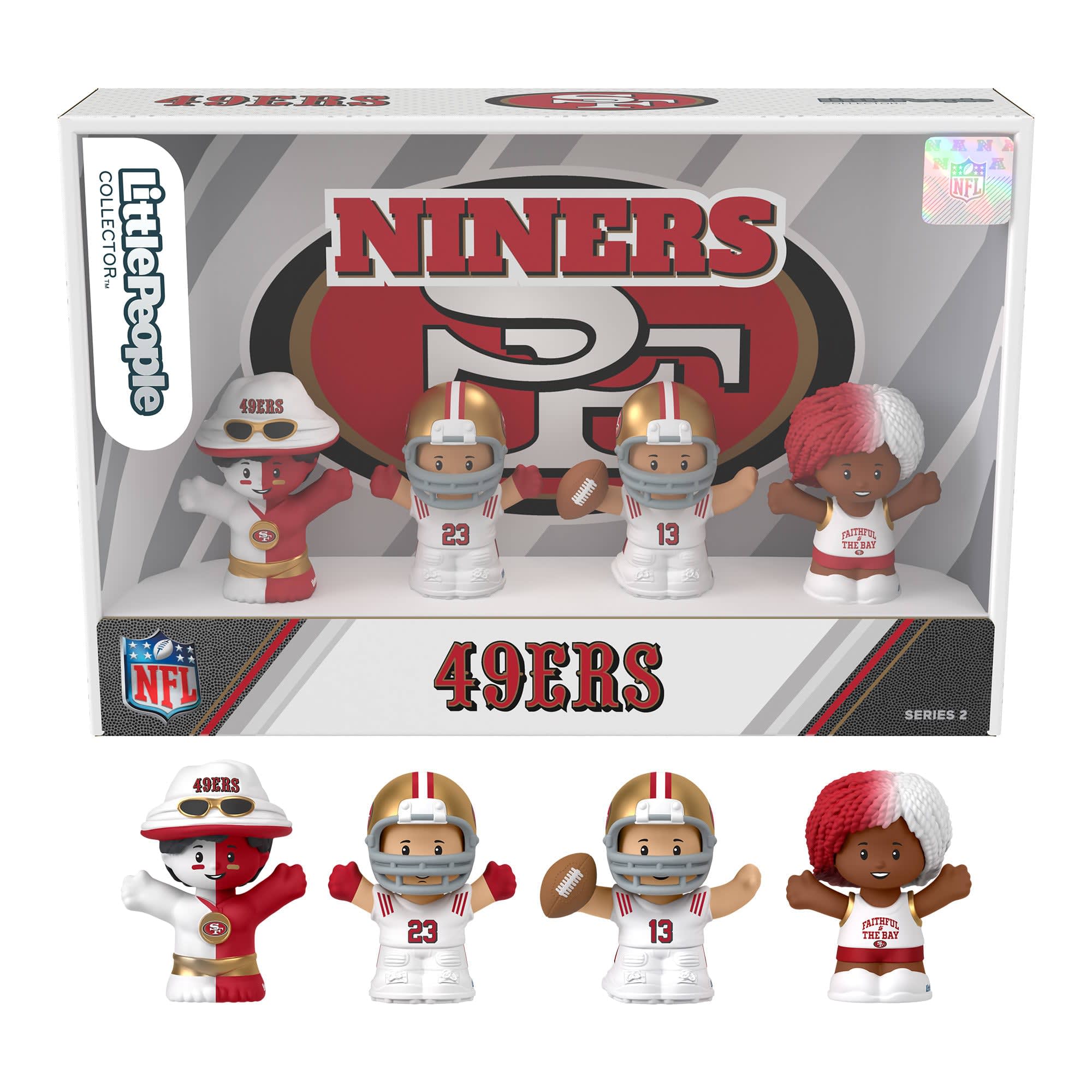 Little People San Francisco 49ers Alternate Jersey Set | Mattel