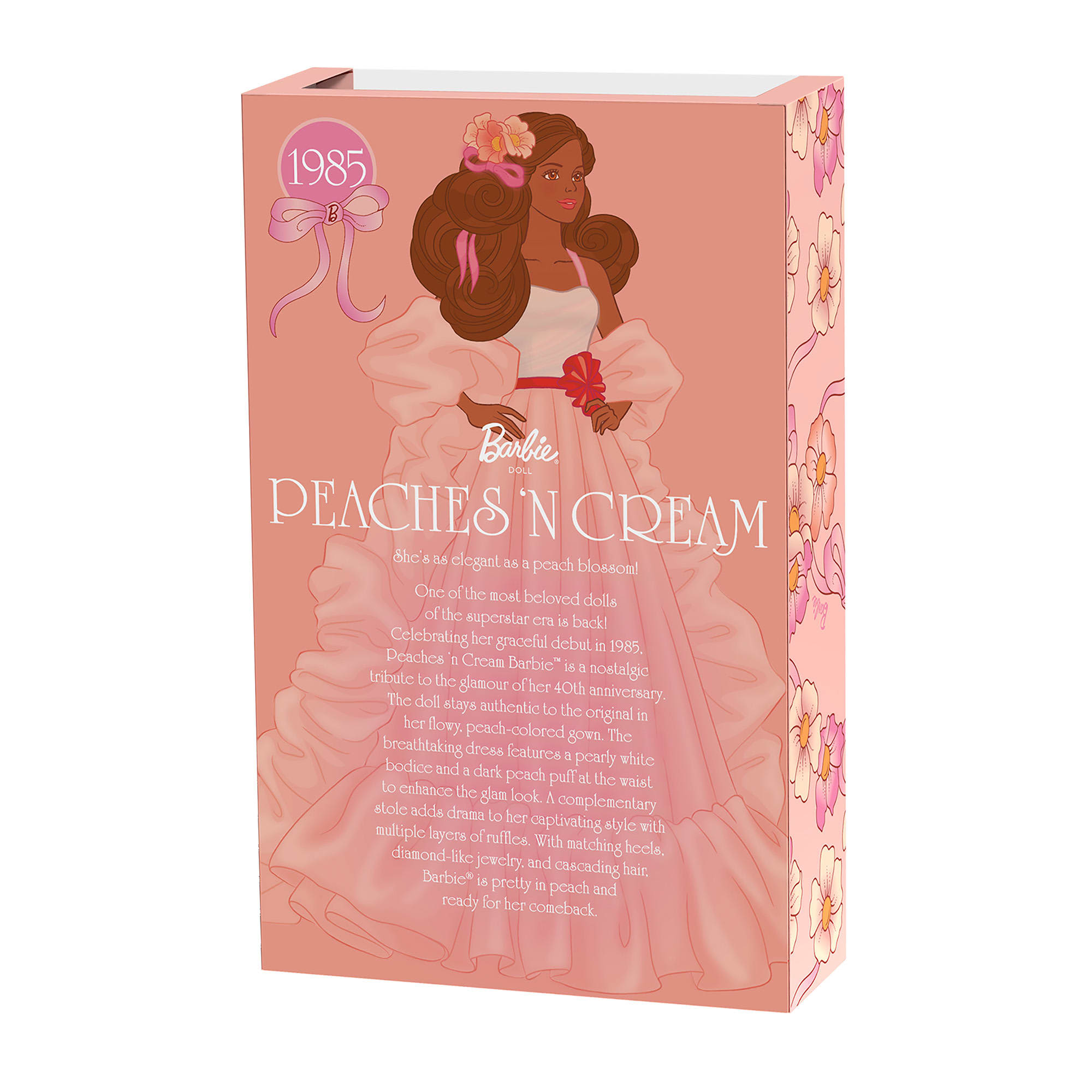 Peaches ‘n Cream Barbie Doll, Brown Hair