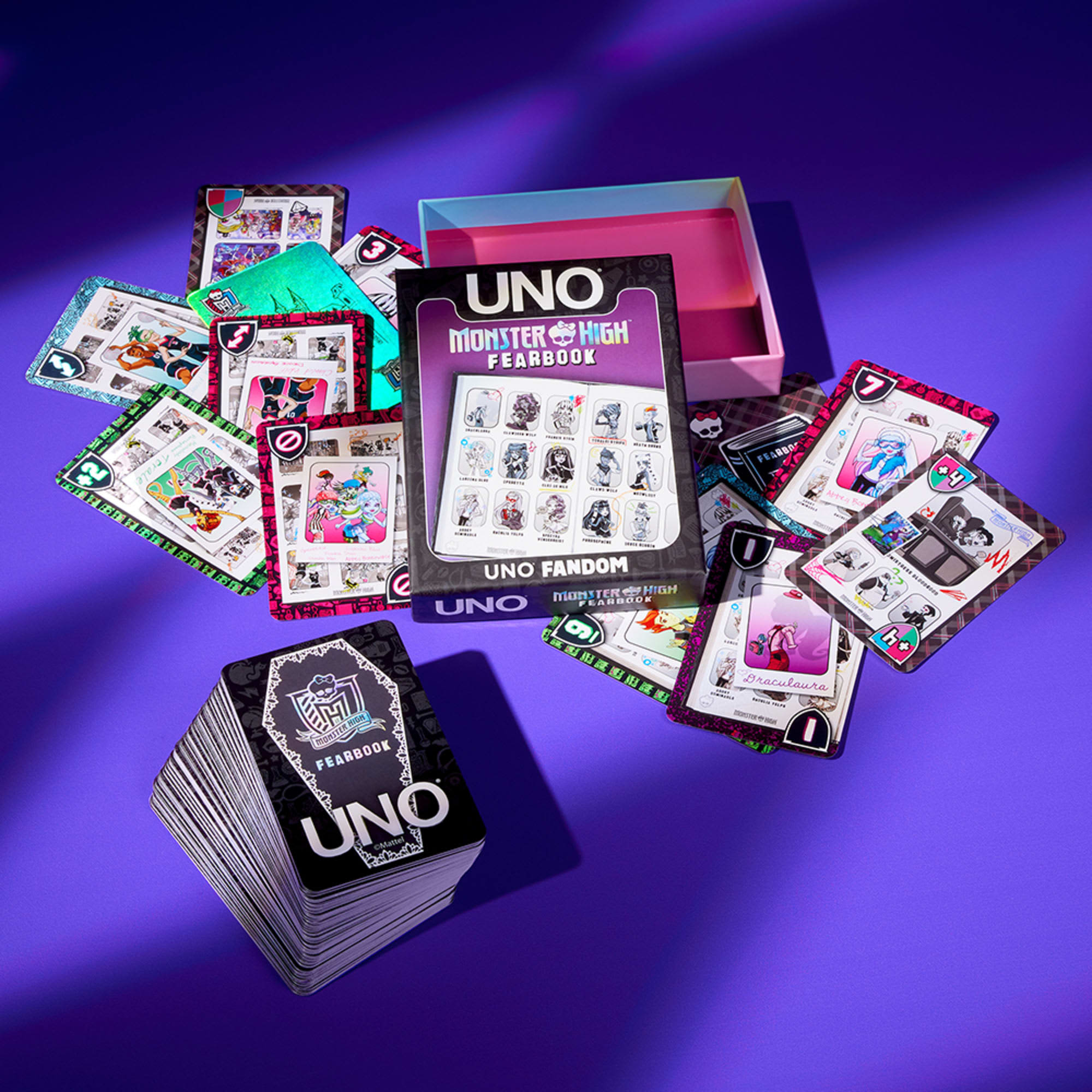 UNO Fandom Monster High Angstbuch Deck