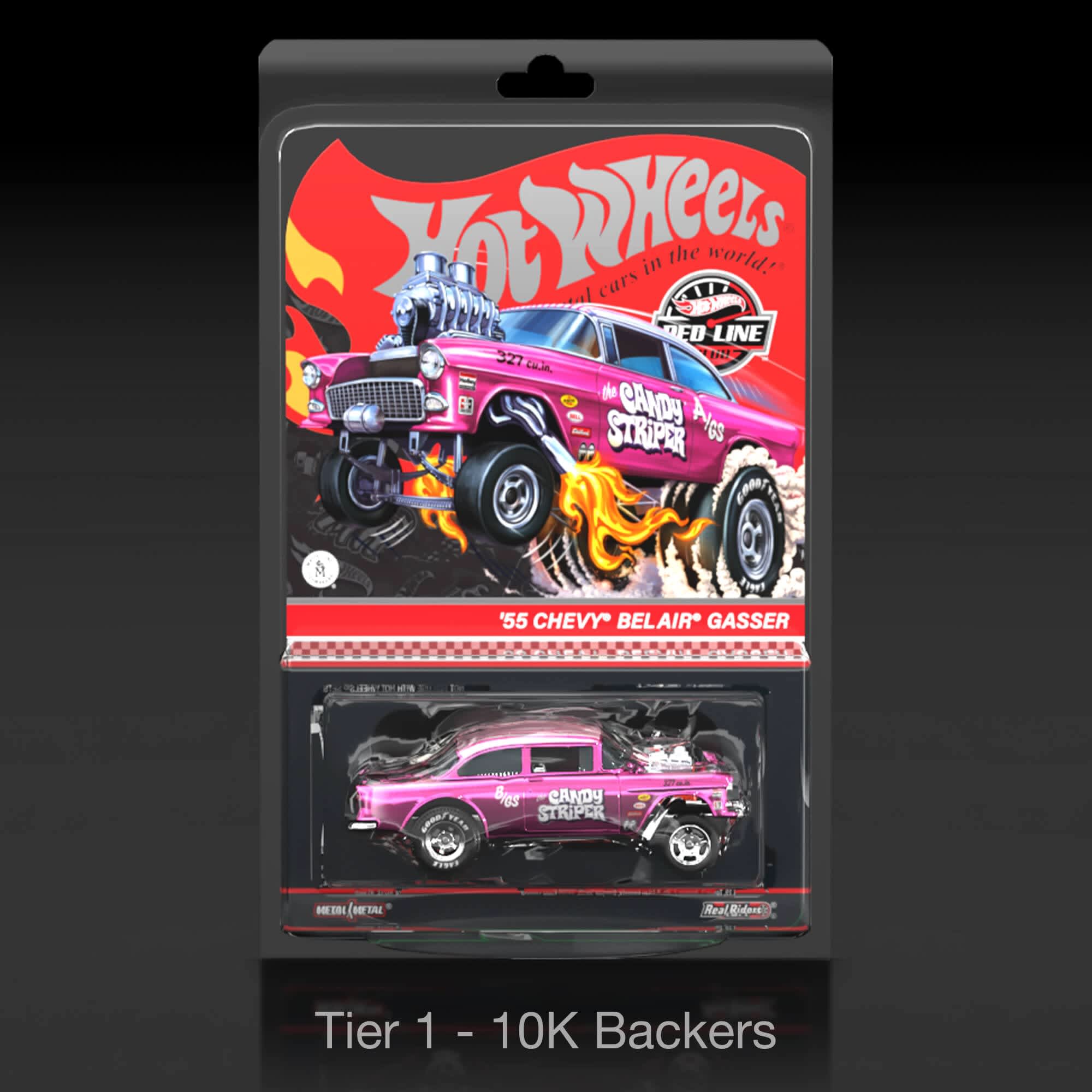 RLC Exclusive 1:18 Scale ‘55 Chevy Bel Air Gasser “Candy Striper” - Crowdfund