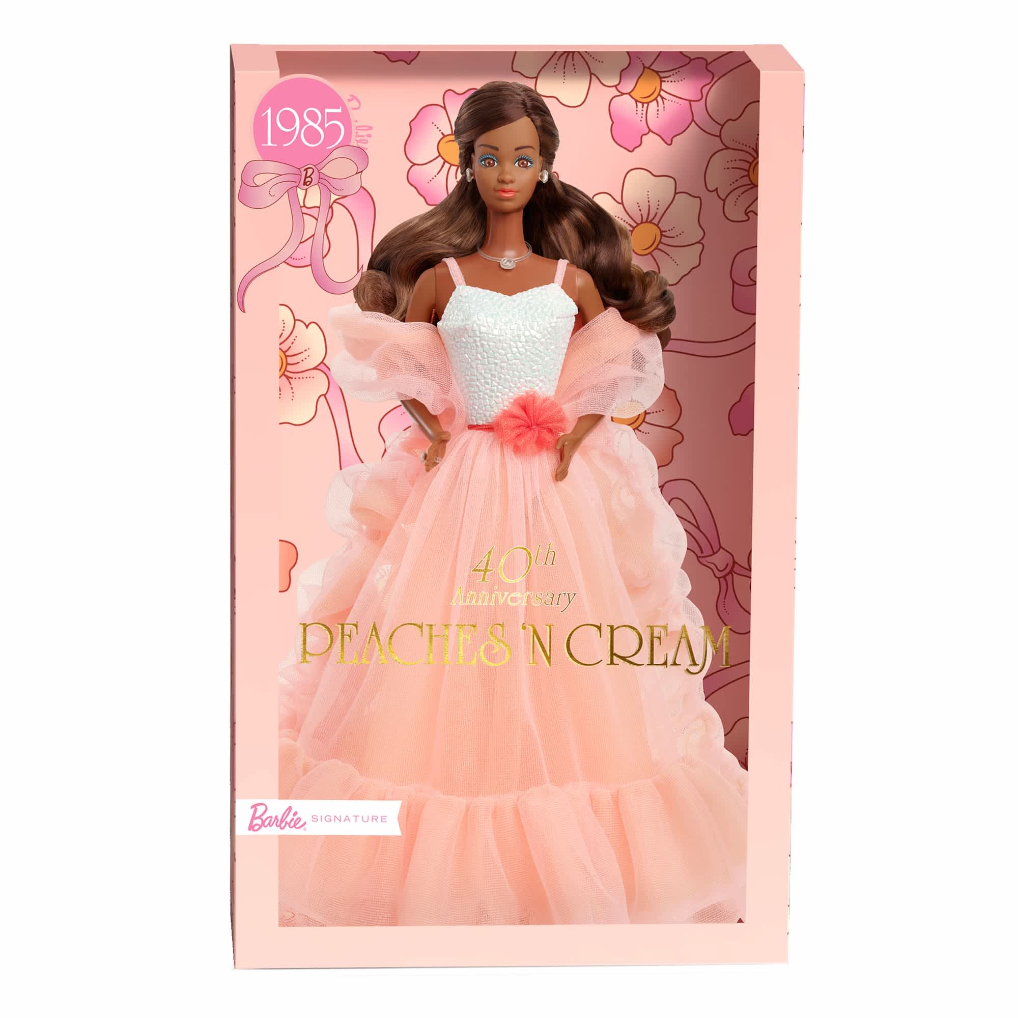 Peaches ‘n Cream Barbie Doll, Brown Hair