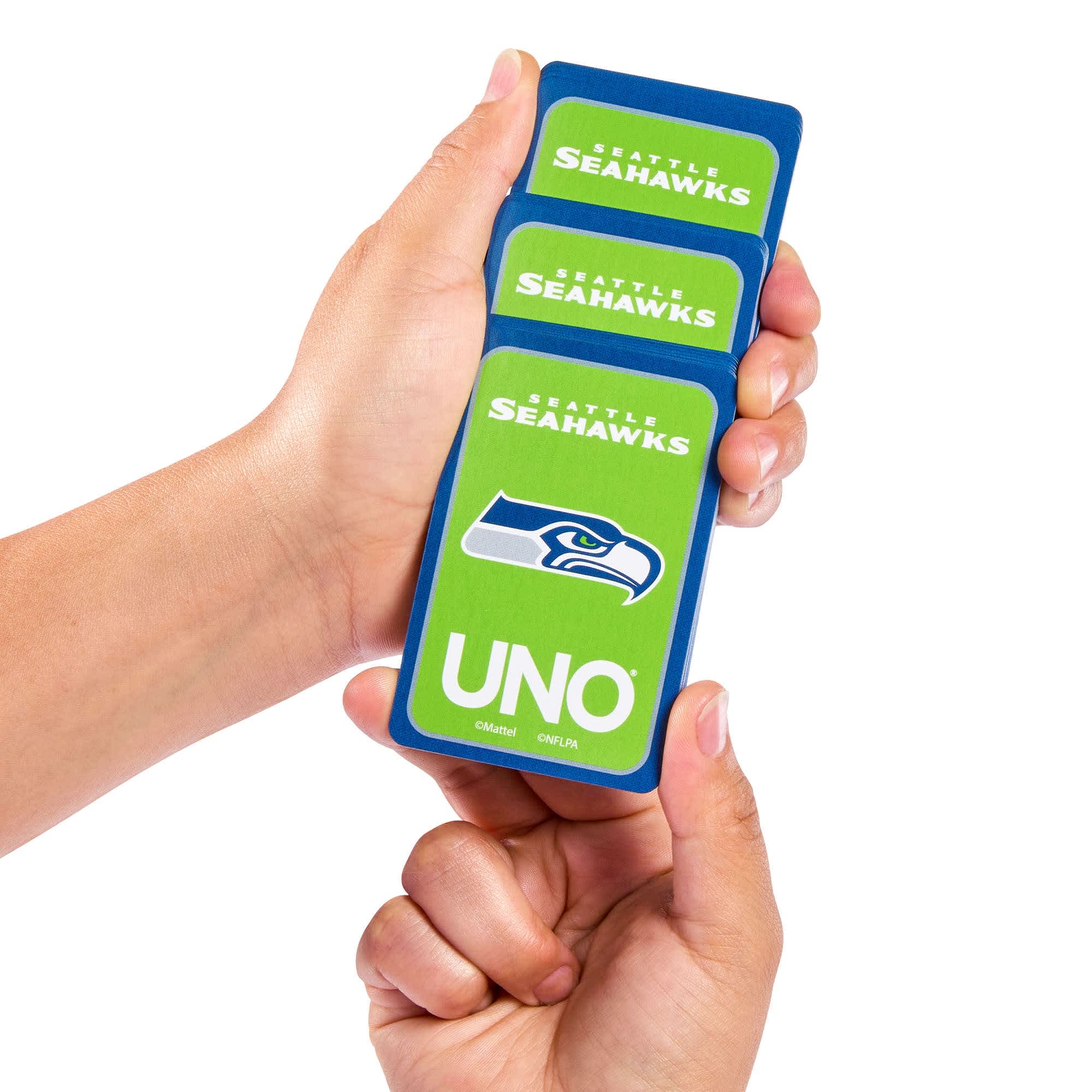 UNO Fandom NFL Seattle Seahawks Game Deck