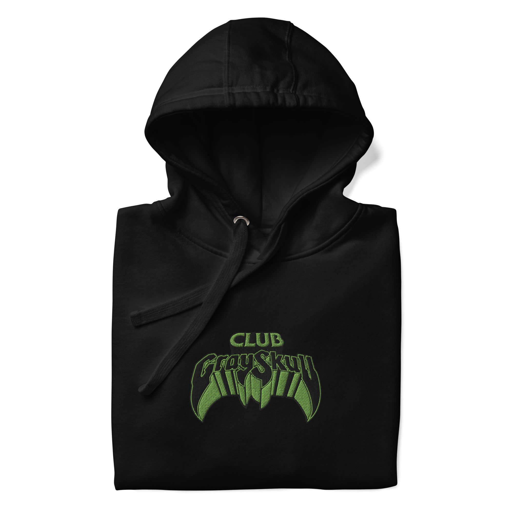 Masters of the Universe Club Grayskull Black Embroidered Hoodie