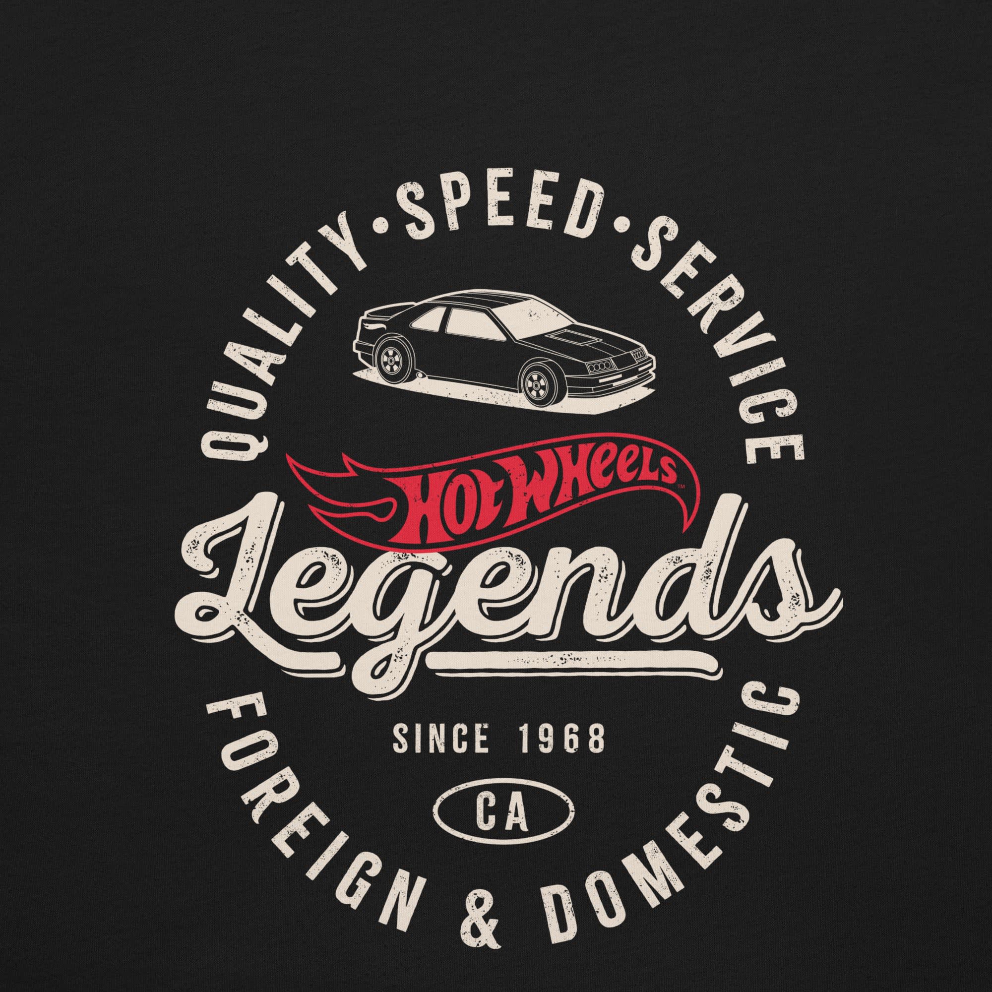 Hot Wheels Customizable Legends Mechanic Black T-Shirt