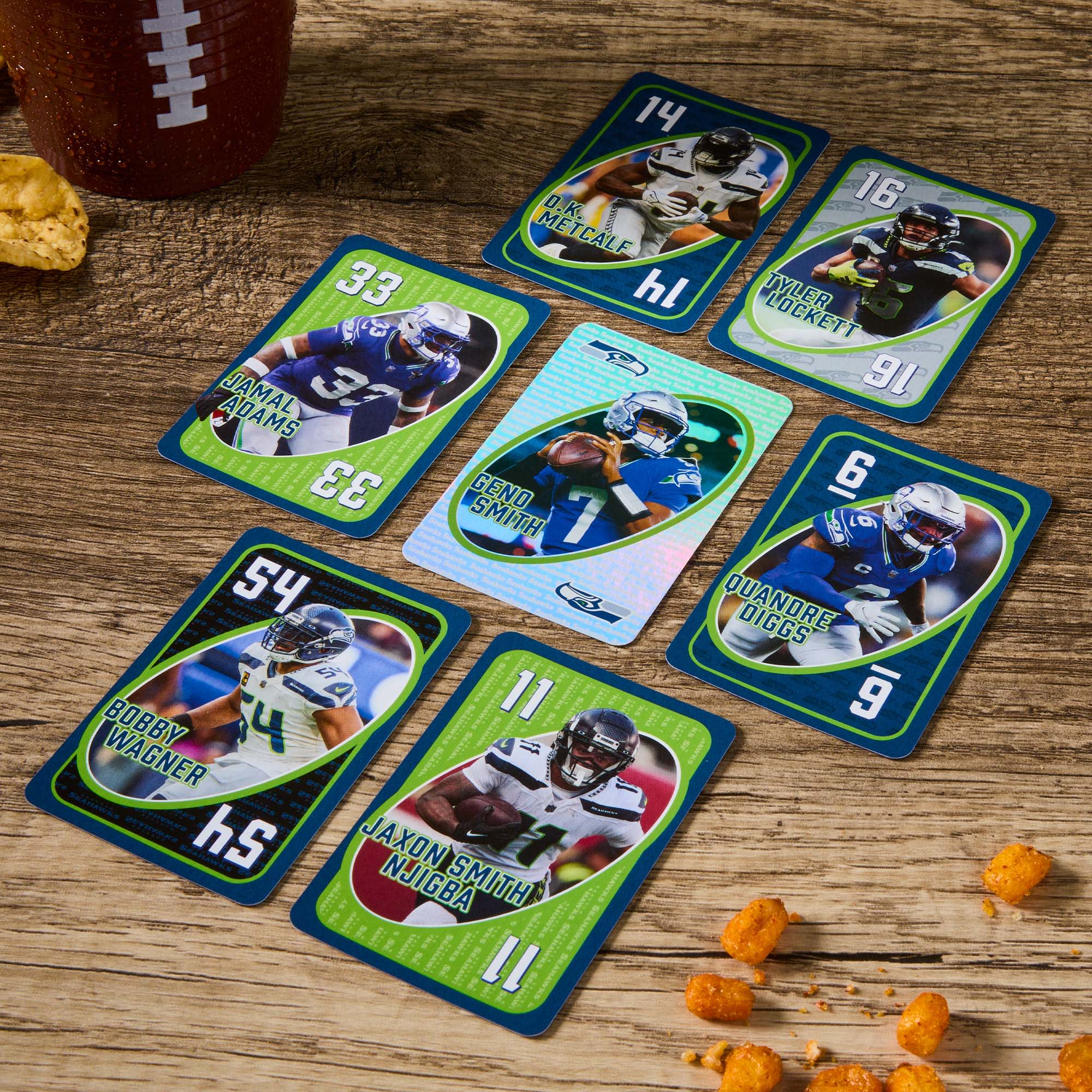 UNO Fandom NFL Seattle Seahawks Game Deck