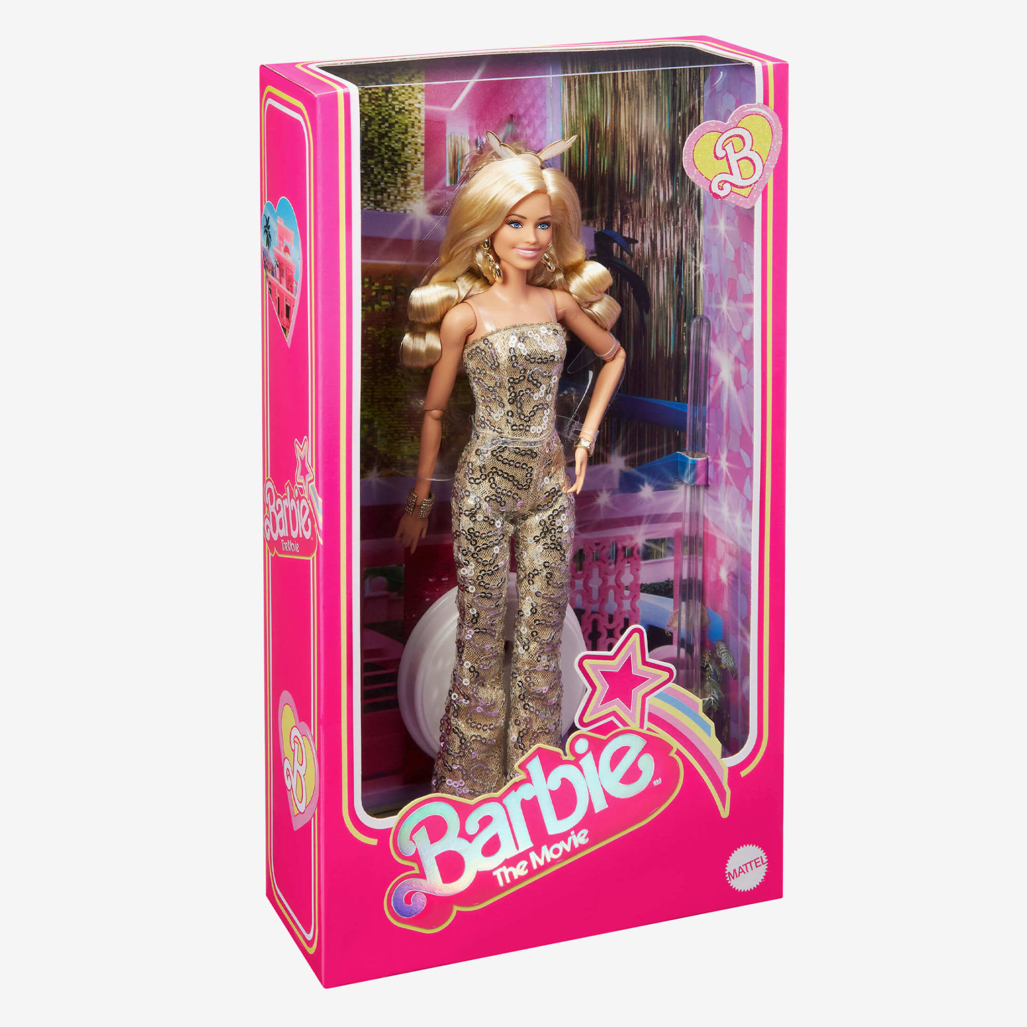 Barbie in Gold Disco Jumpsuit – Barbie The Movie | Mattel Creations