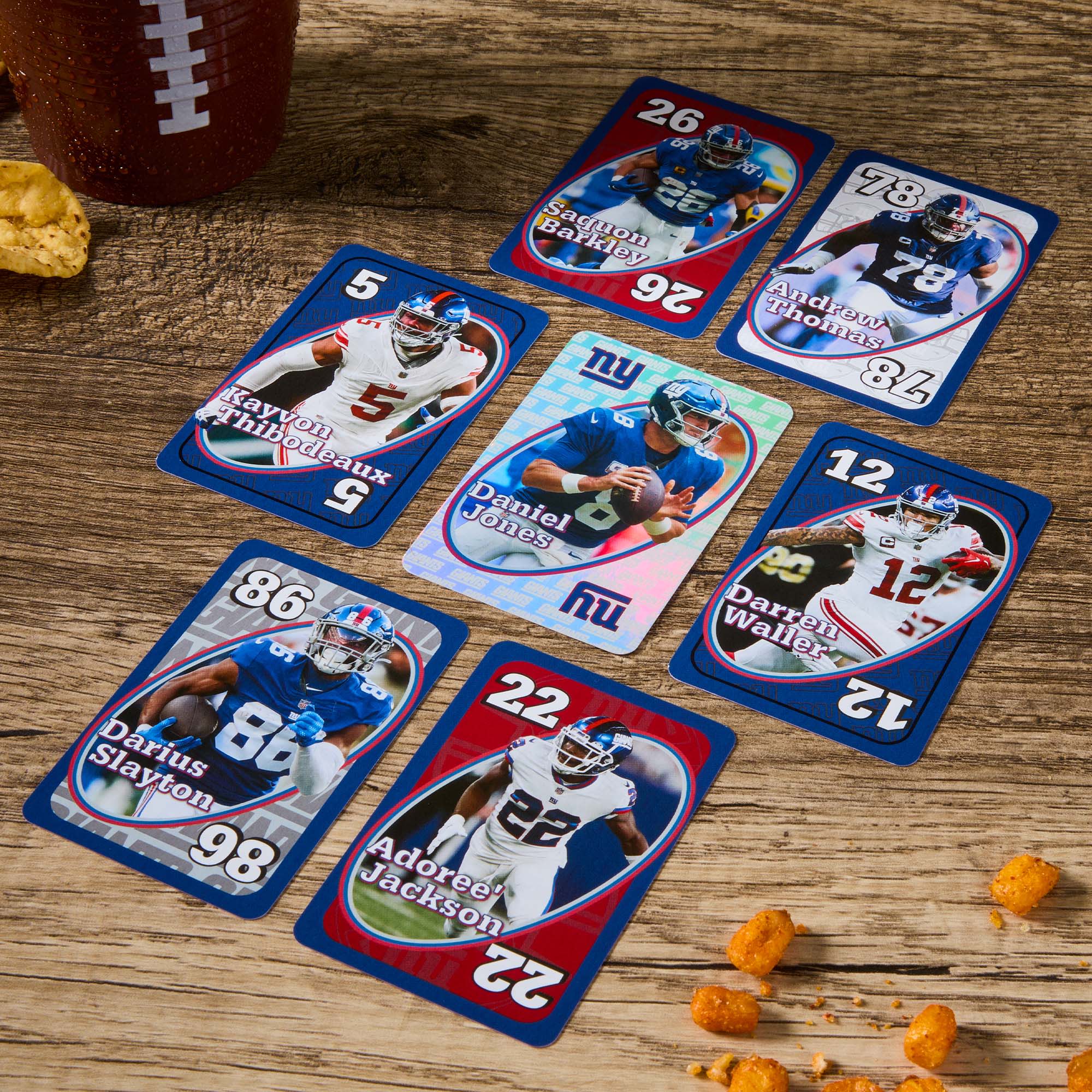 UNO Fandom NFL New York Giants Game Deck