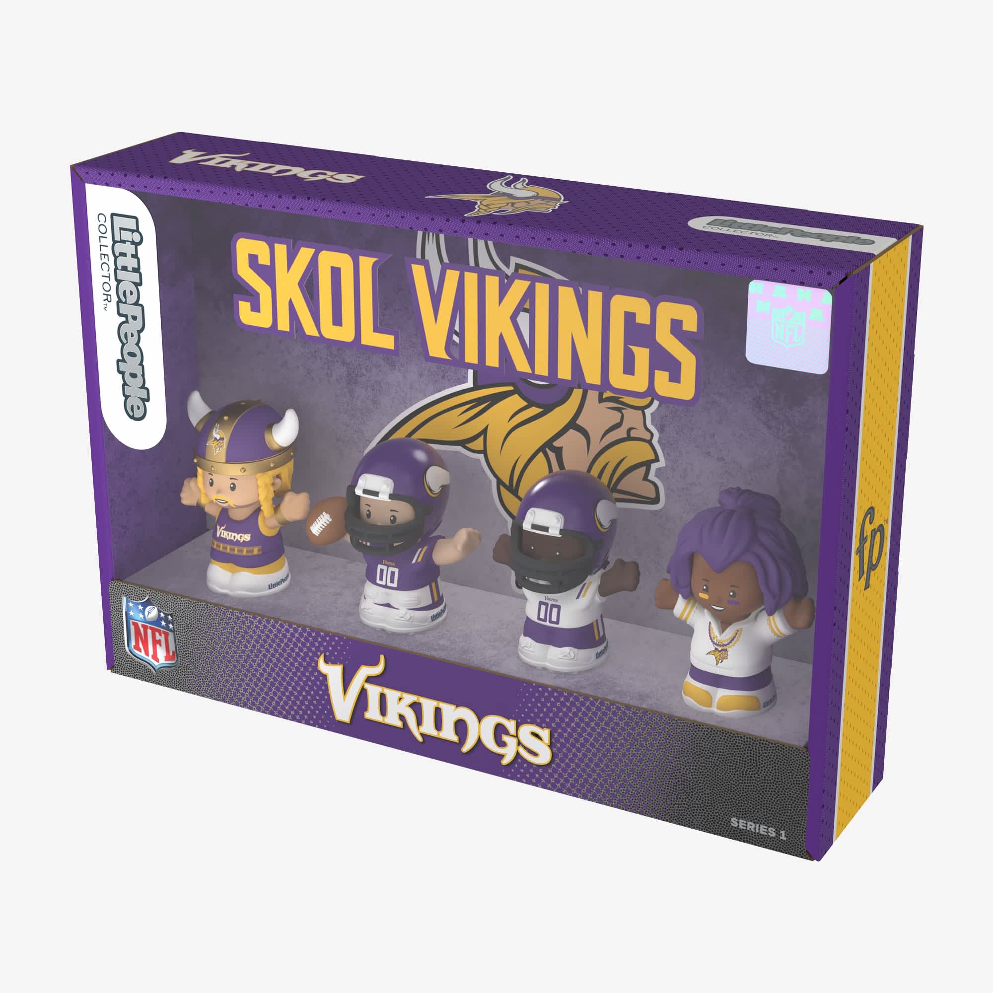Little People Collector x NFL Minnesota Vikings Set