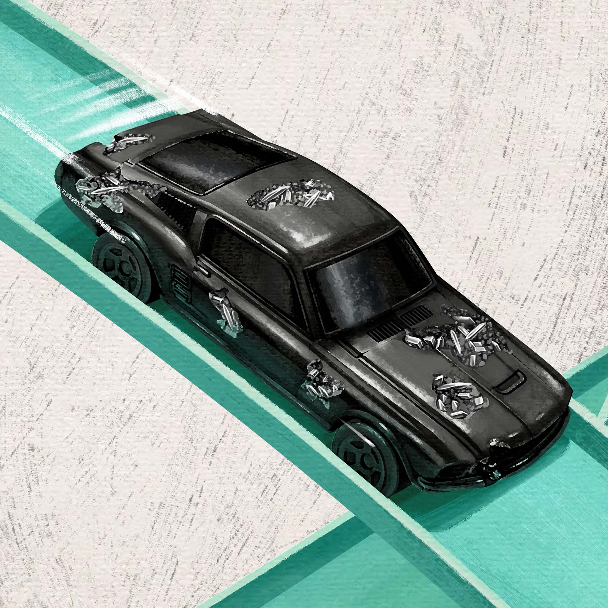 Hot Wheels x Daniel Arsham Legends Archive Lap 4 Poster