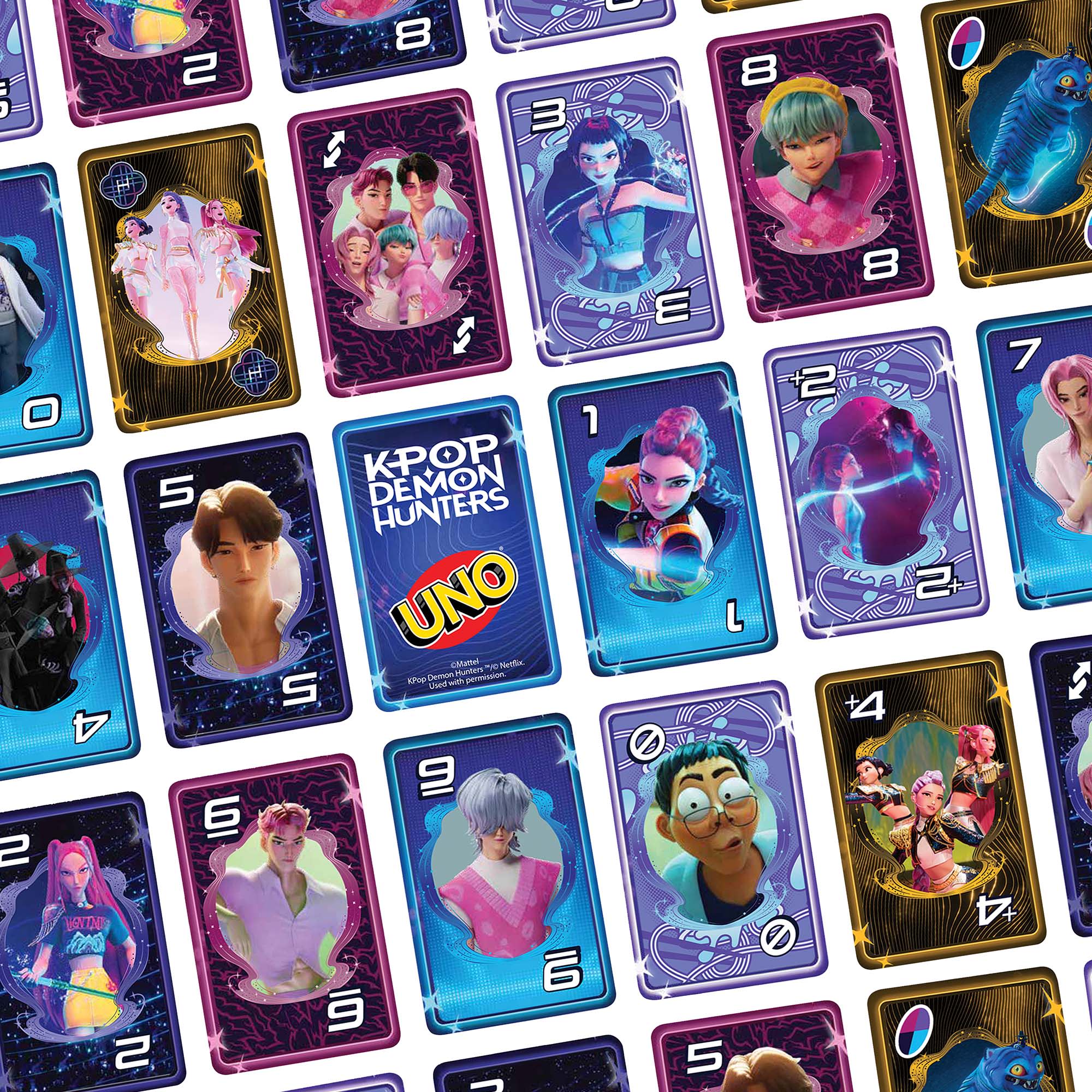 UNO KPop Demon Hunters Deck