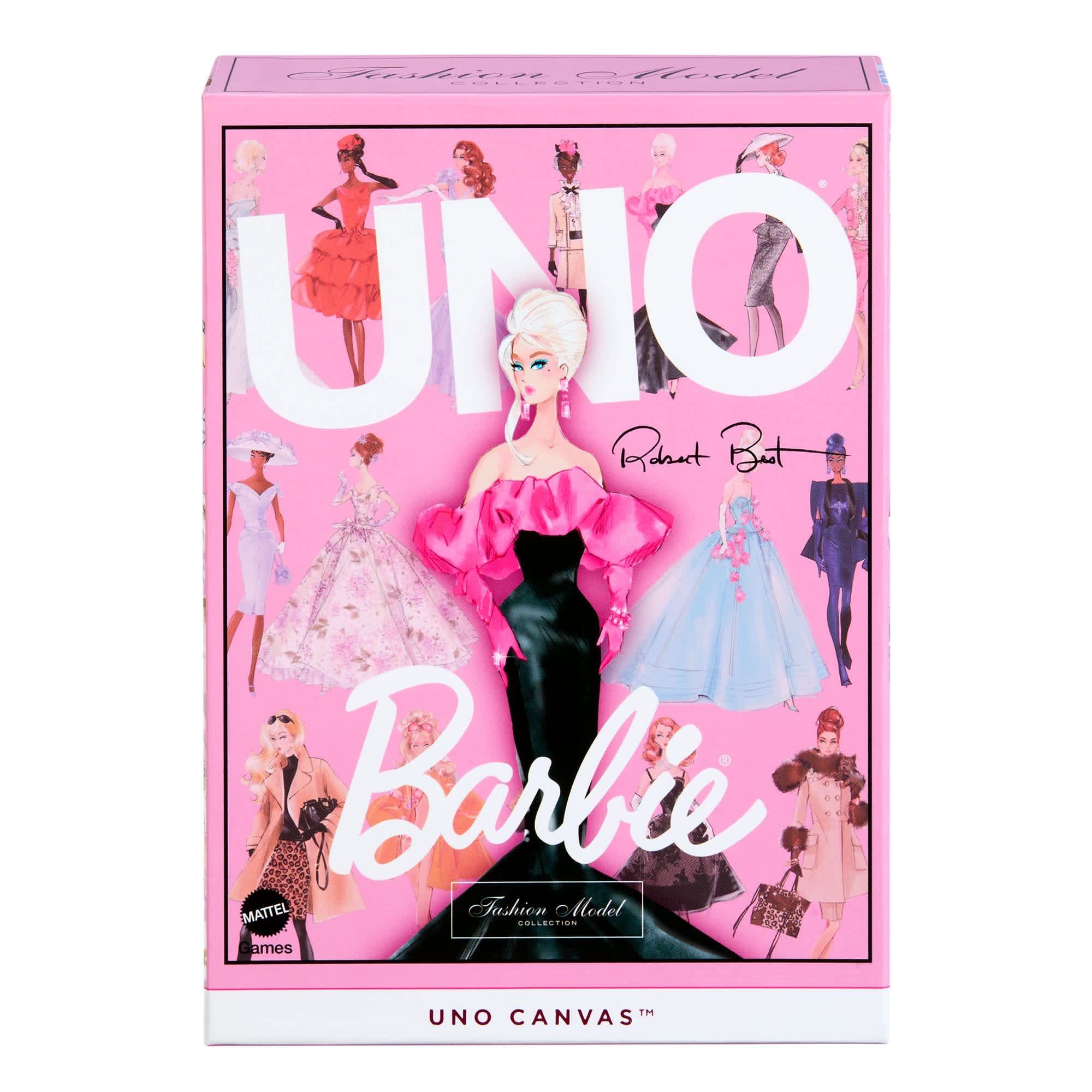 UNO Canvas Barbie Fashion Model Collection Deck