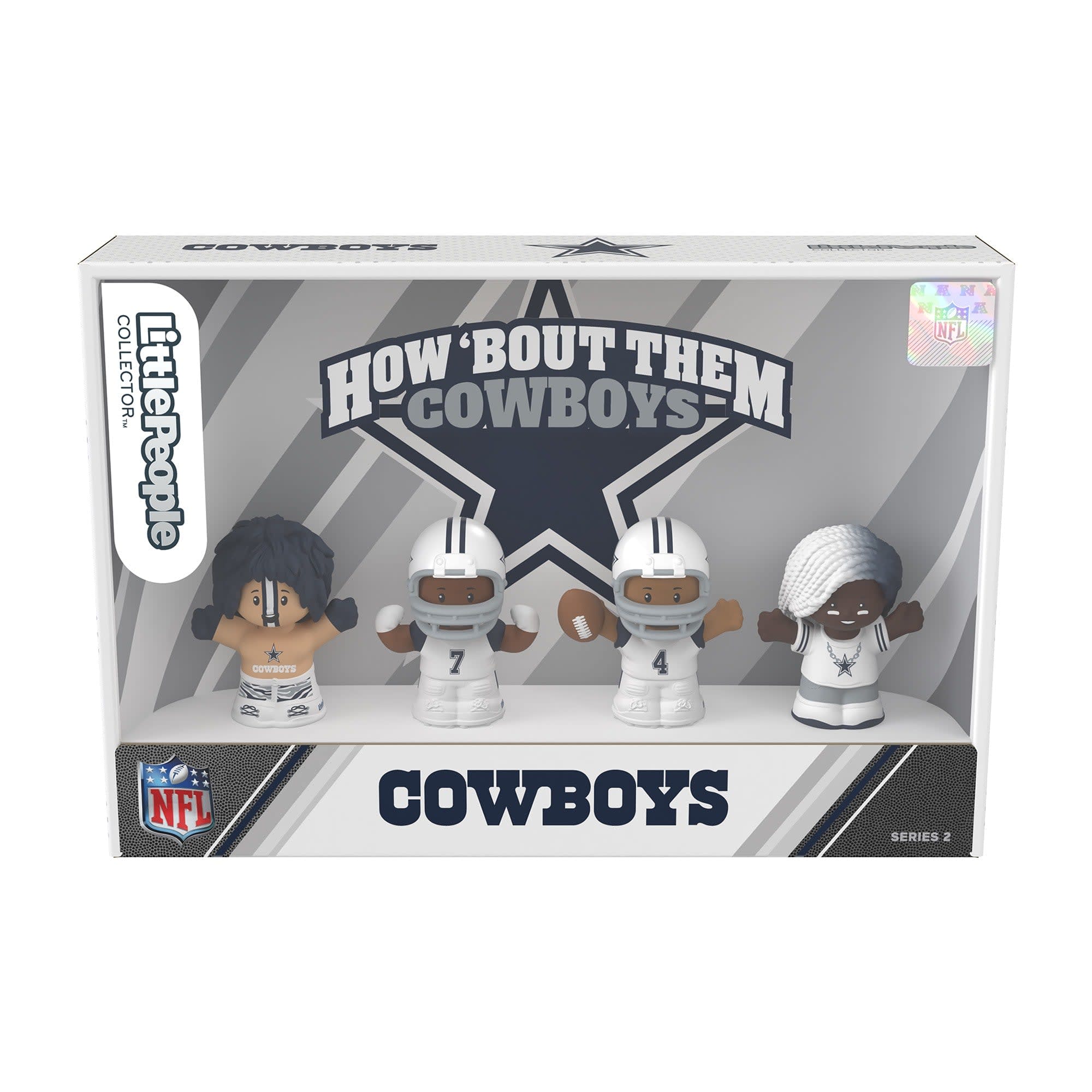 Little People Collector Dallas Cowboys Alternate Jersey Figure Set