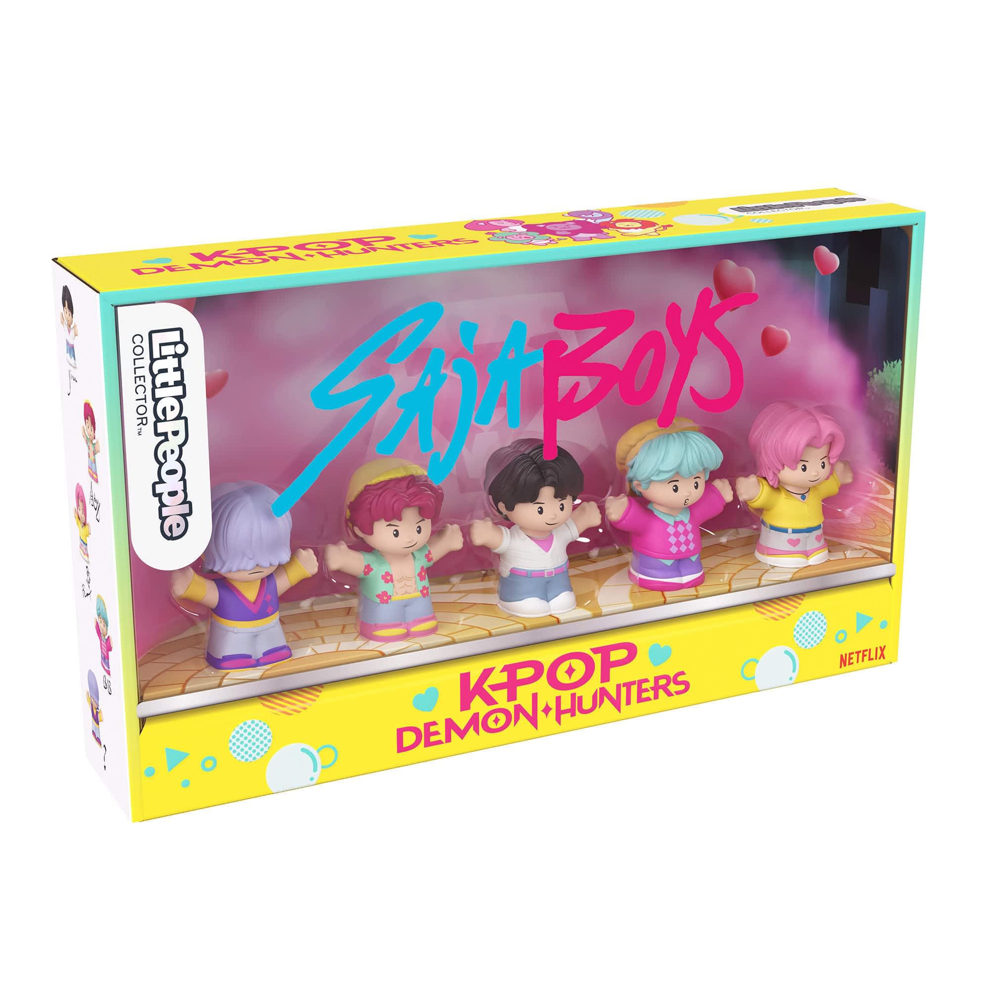 Little People Collector KPop Demon Hunters Saja Boys Figure Set