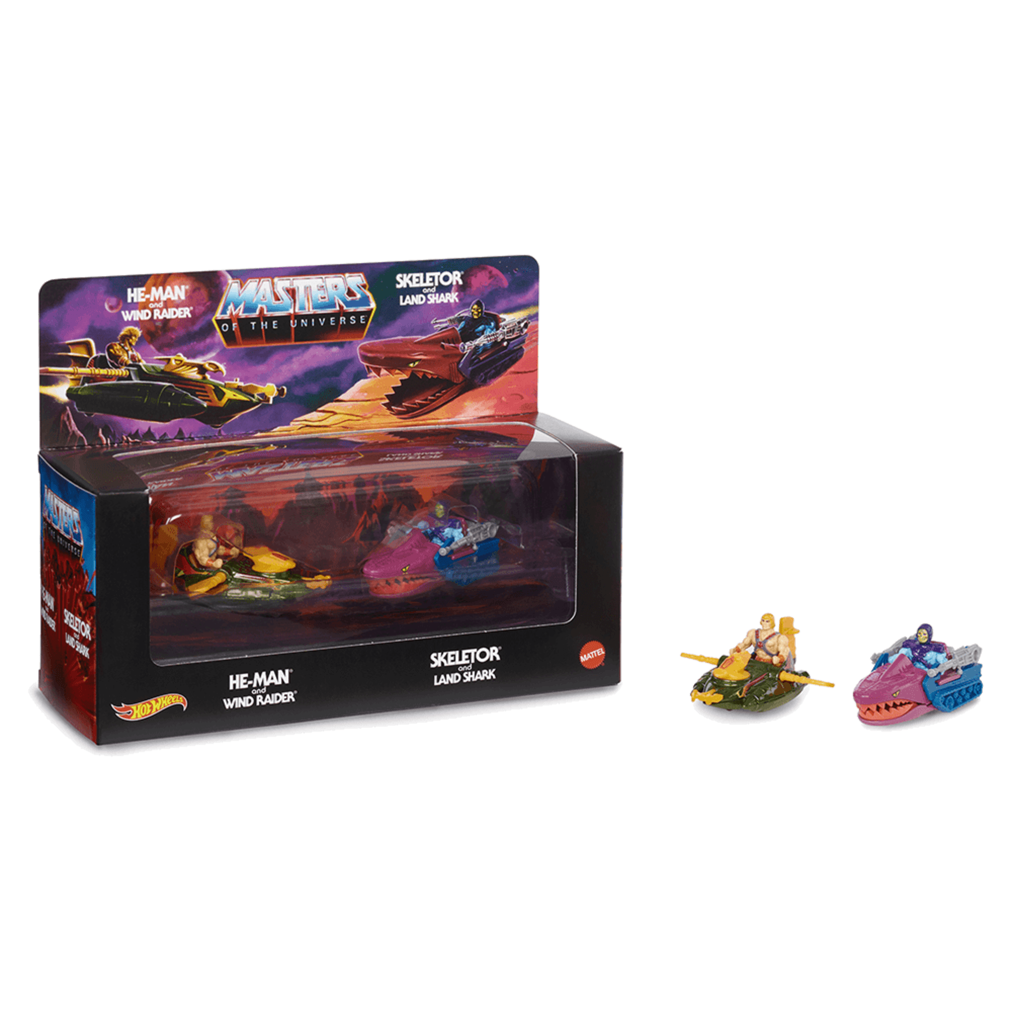 Hot Wheels Masters of the Universe Wind Raider vs. Land Shark