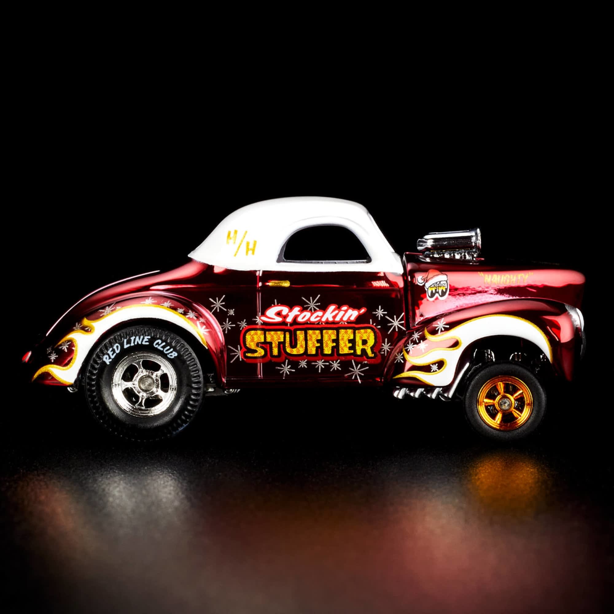 ホットウィール RLC ‘41 Willys Gasser RLC Exclusive '41 Willys Gasser Holiday Car – Mattel Creations
