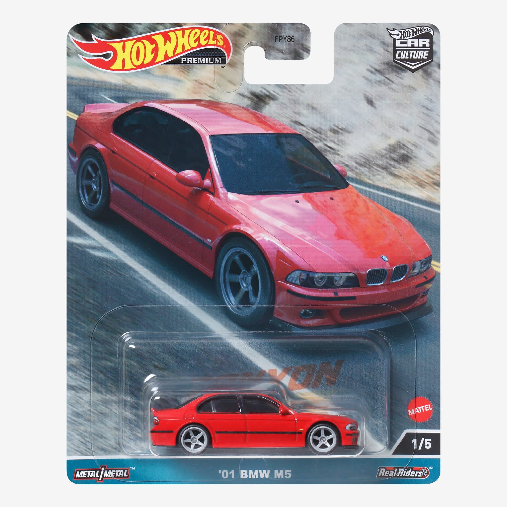 Hot Wheels Car Culture Circuit Legends Vehicles BMW E39 M5
