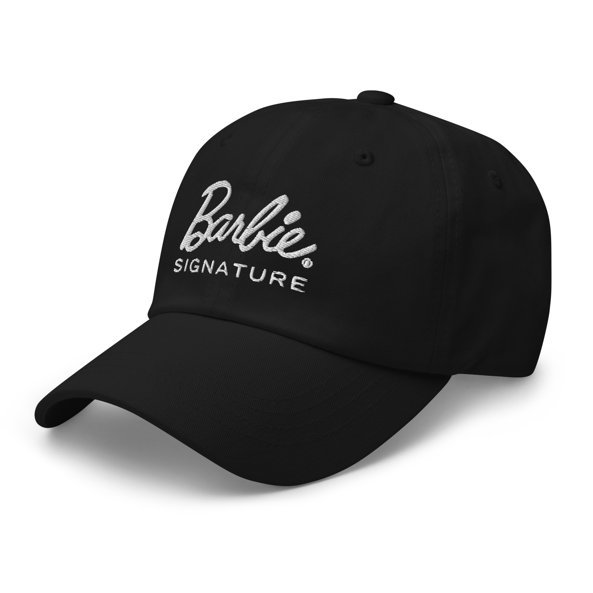 Barbie Signature Logo Black Baseball Hat