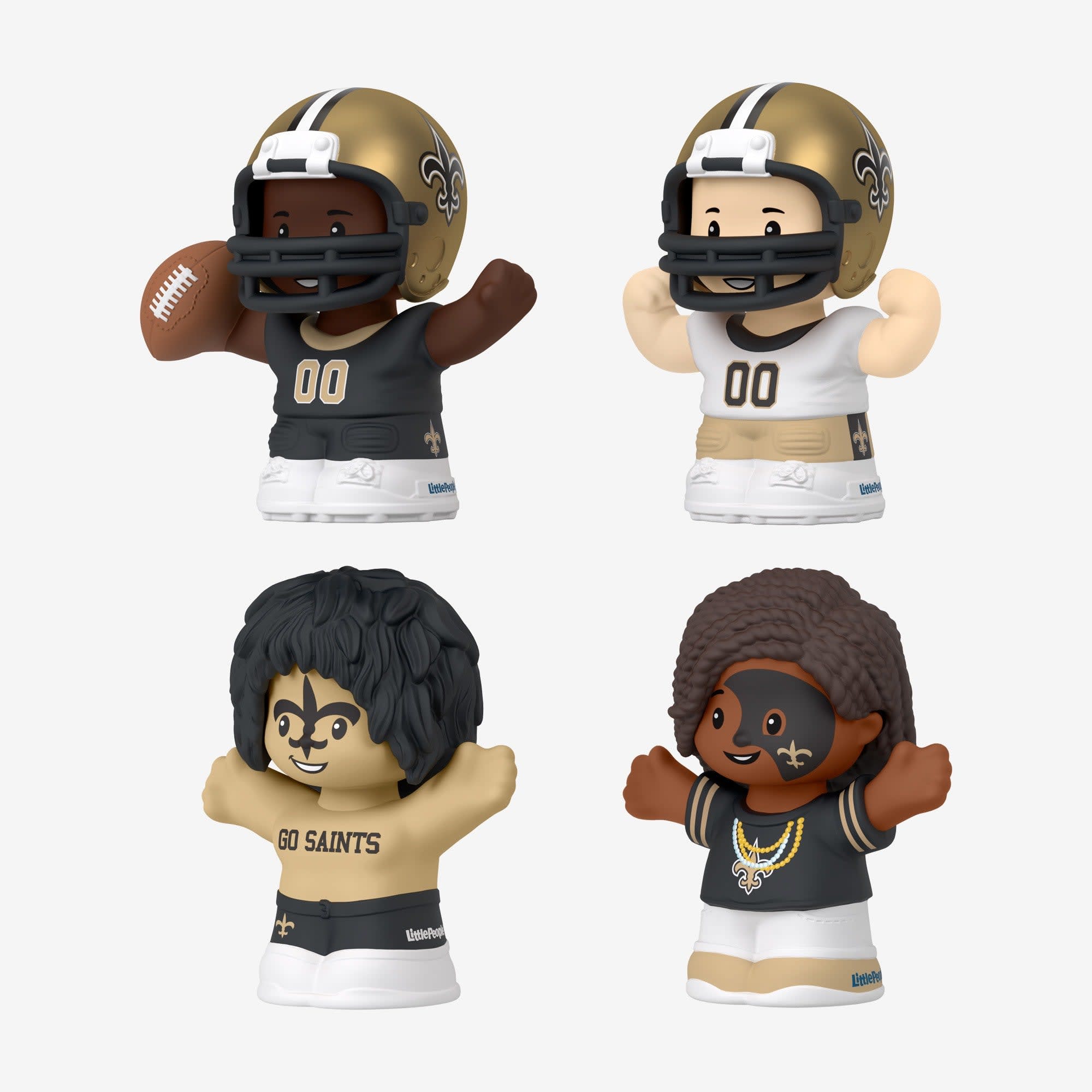 Little People Collector x NFL New Orleans Saints Set