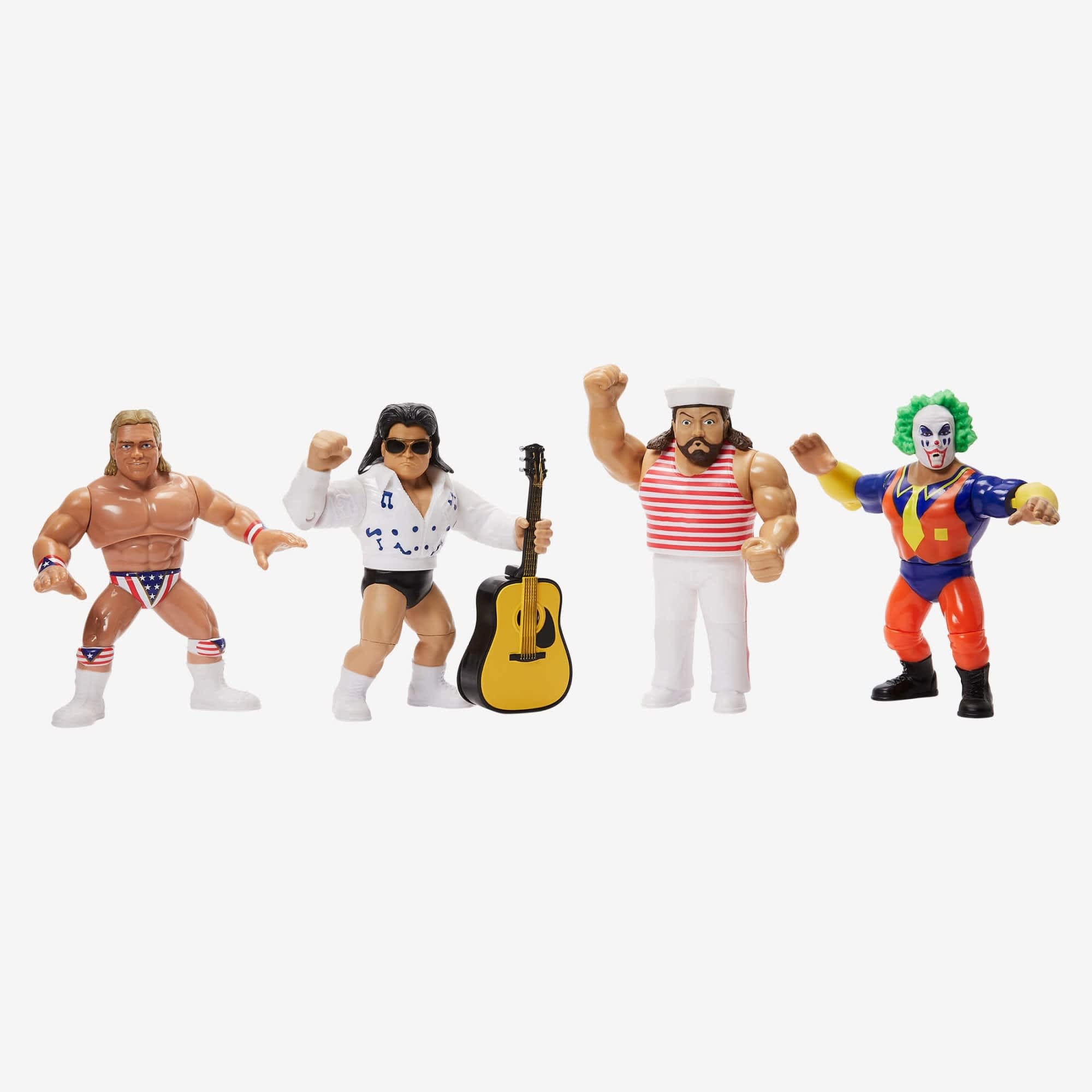WWE Retro Action Figure 4-Pack Bundle