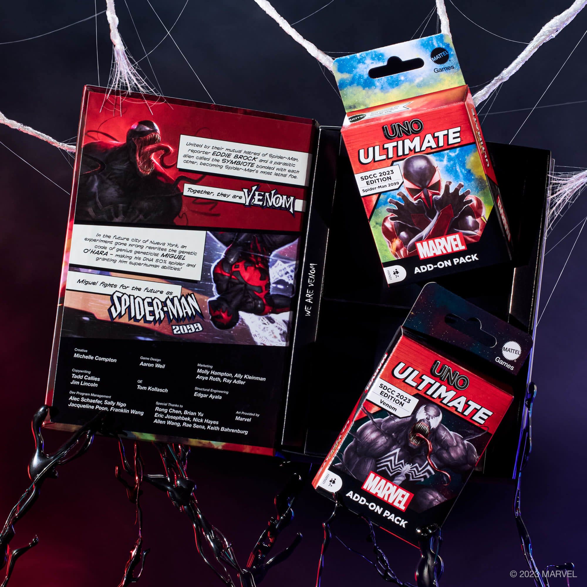 UNO Ultimate Marvel Spider-Man 2099 vs. Venom Add-On 2-Pack