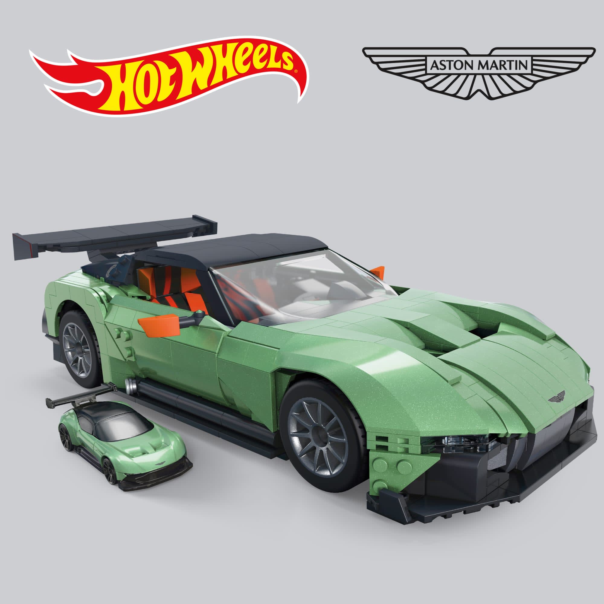 MEGA Hot Wheels Aston Martin Vulcan Vehicle Building Kit (986 Pieces)