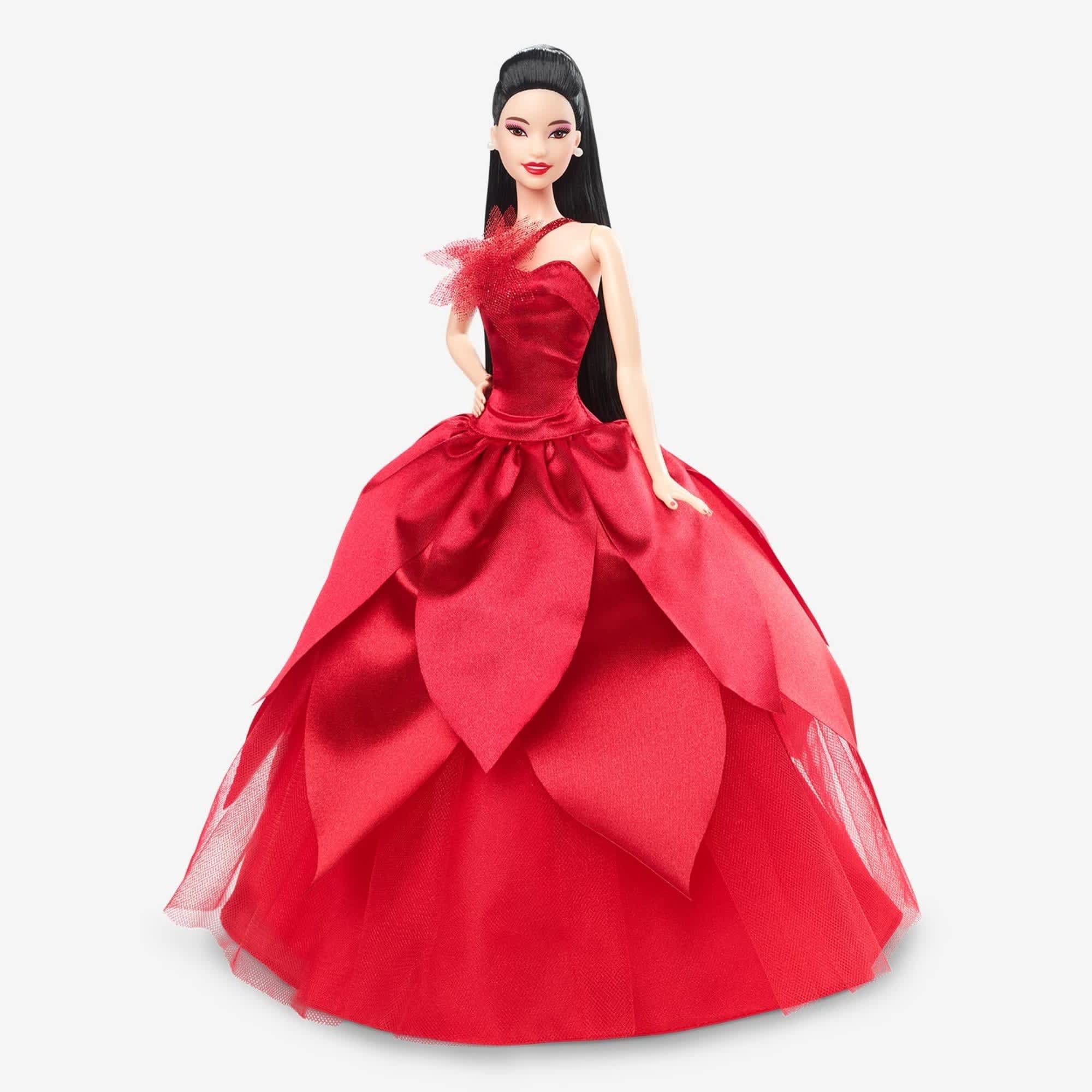 2022 Holiday Barbie, Black Hair