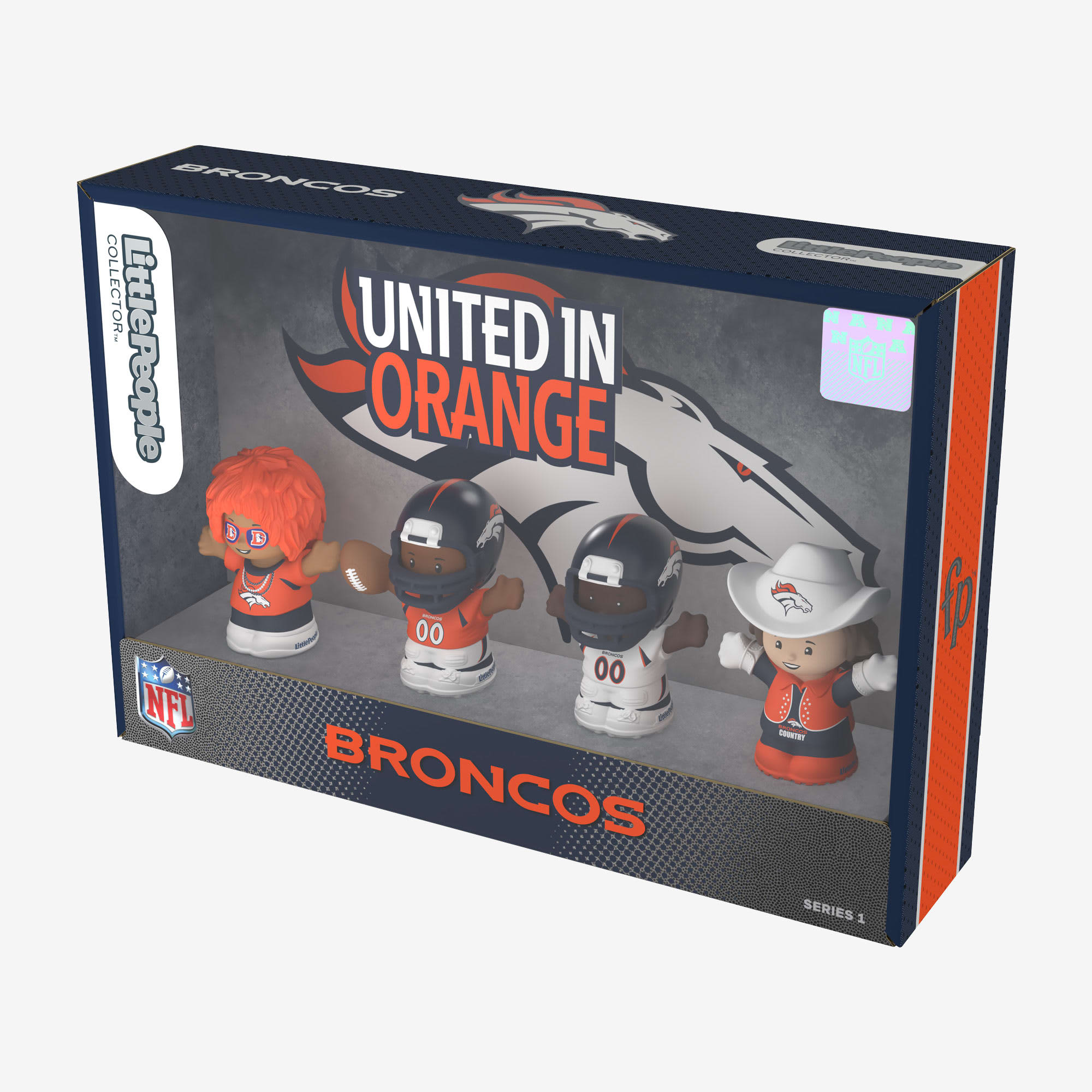 Little People Collector x NFL Denver Broncos Set