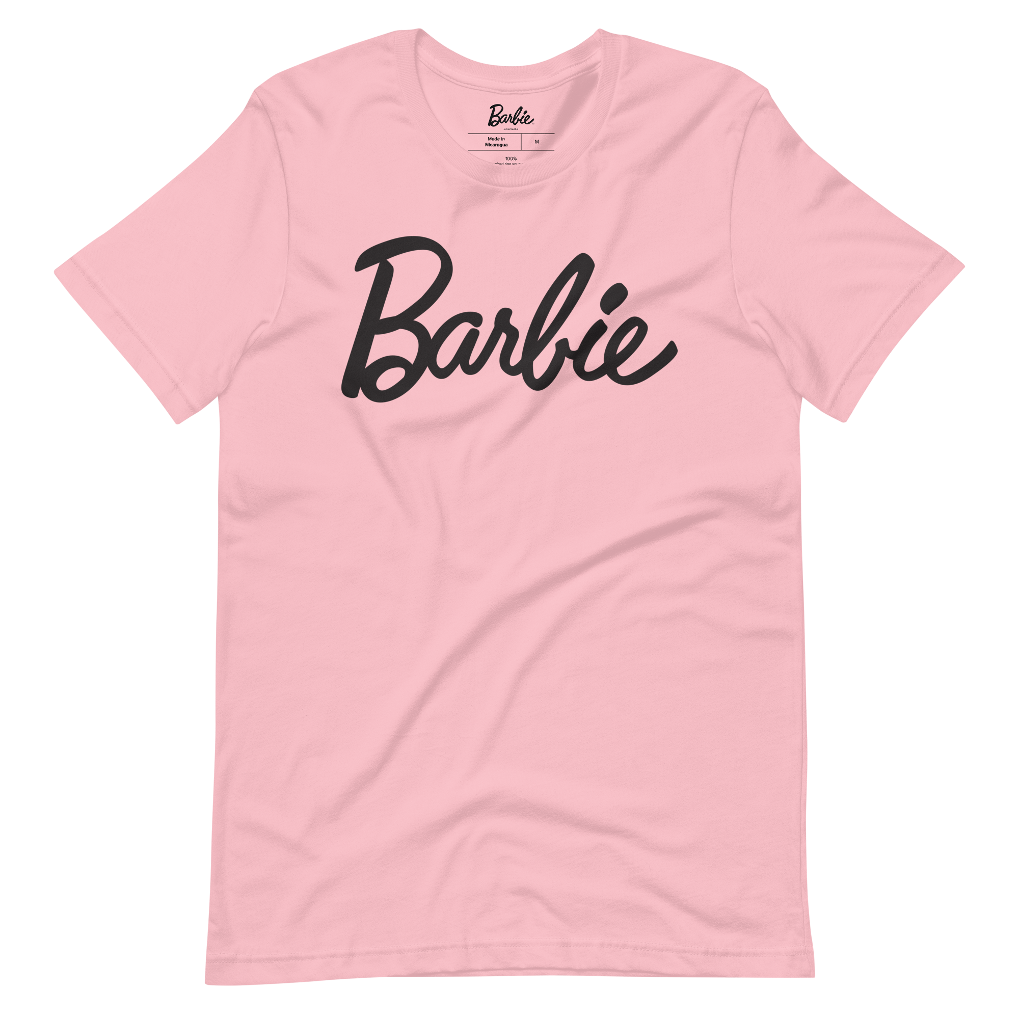 Barbie Script Logo Unisex Pink T-Shirt