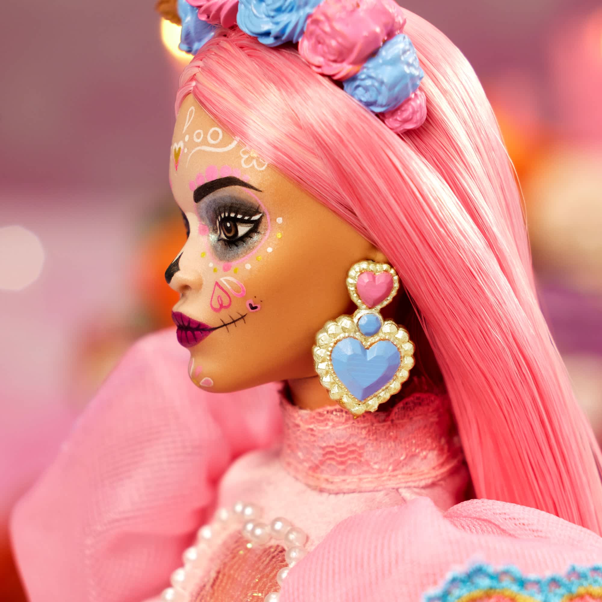 2023 Día De Muertos Barbie x Pink Magnolia Doll