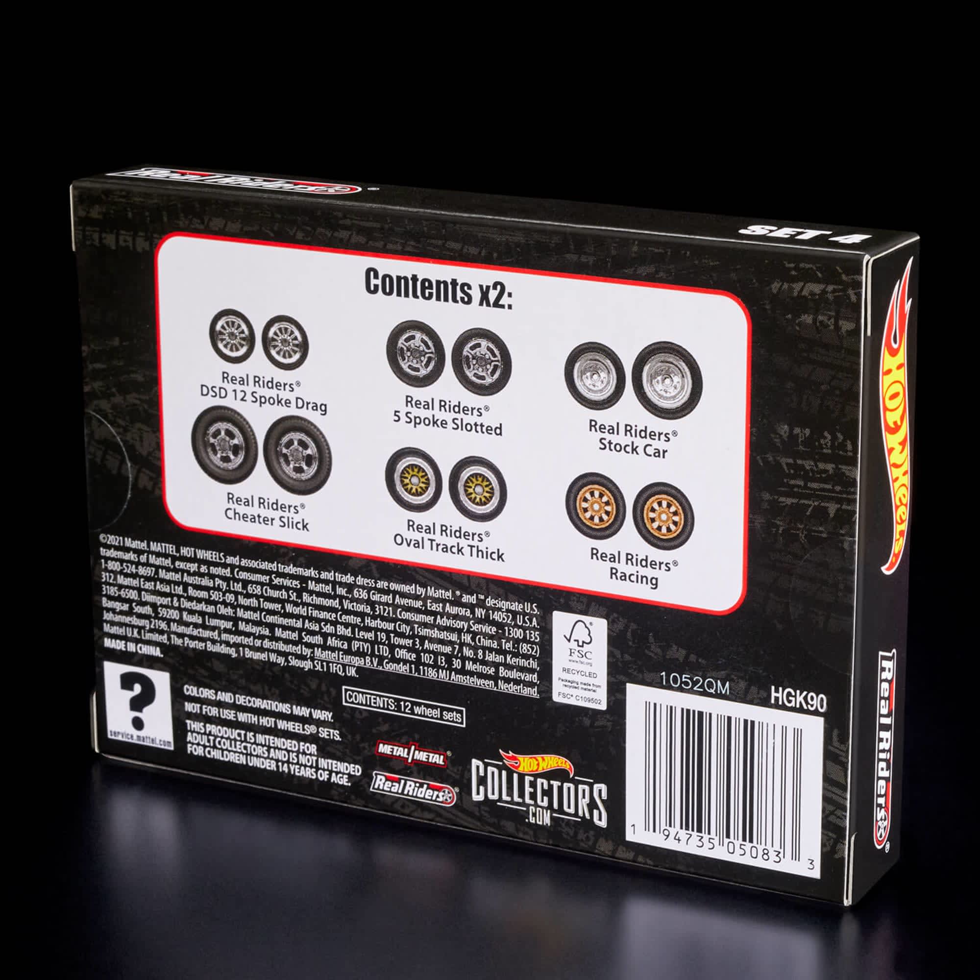 RLC Exclusive Real Riders Wheels Pack – Set 4