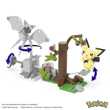 Conjunto De Construcción Búsqueda En El Bosque De Pichu De Pokémon De Mega Con 1 Figura De Acción (84 Piezas) - Imagen 2 de 6