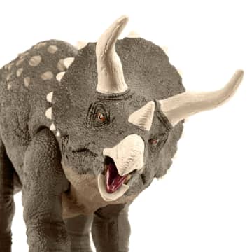 Jurassic World Triceratops Dinosaurierspielzeug, Figur Lebensraum-Verteidiger“ - Bild 4 von 6