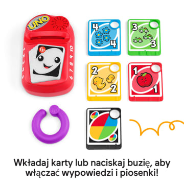 Fisher-Price® „Ucz się i śmiej!“ Uczące UNO® Edukacyjna zabawka w polskiej wersji językowej - Image 4 of 6