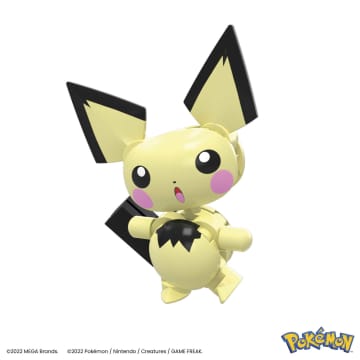 Mega Pokémon, Bouwset, Pikachu Set Met 3 Actiefiguren (160 Onderdelen) Speelgoed Voor Kinderen - Image 5 of 7